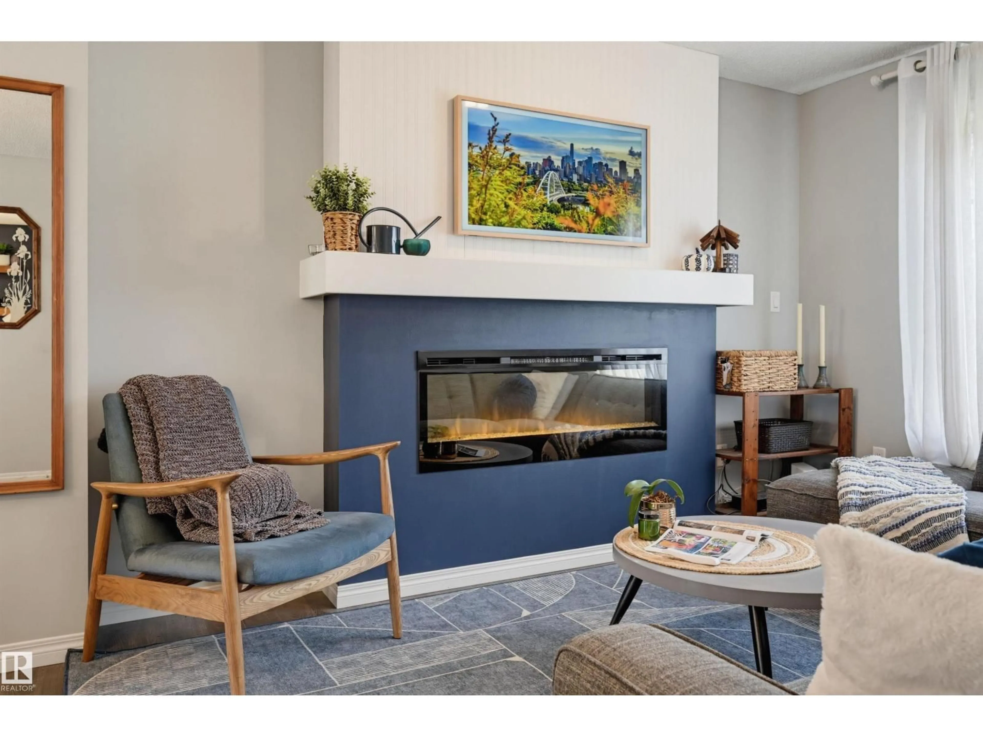 Living room with furniture, unknown for 126 2905 141 ST SW, Edmonton Alberta T6W3M4