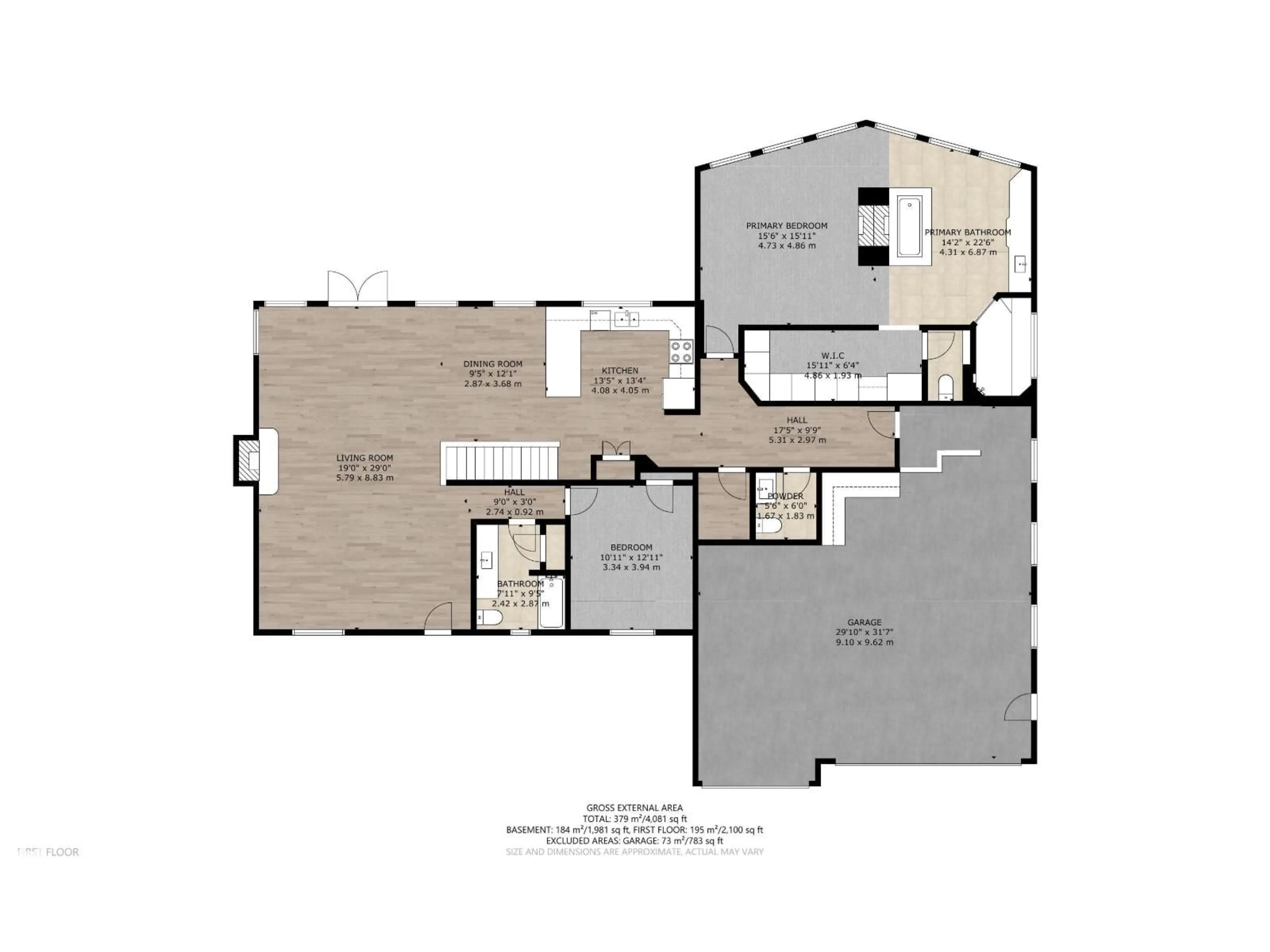 Floor plan for #8 & 9 - 52506 RGE ROAD 50, Rural Parkland County Alberta T0E2B0