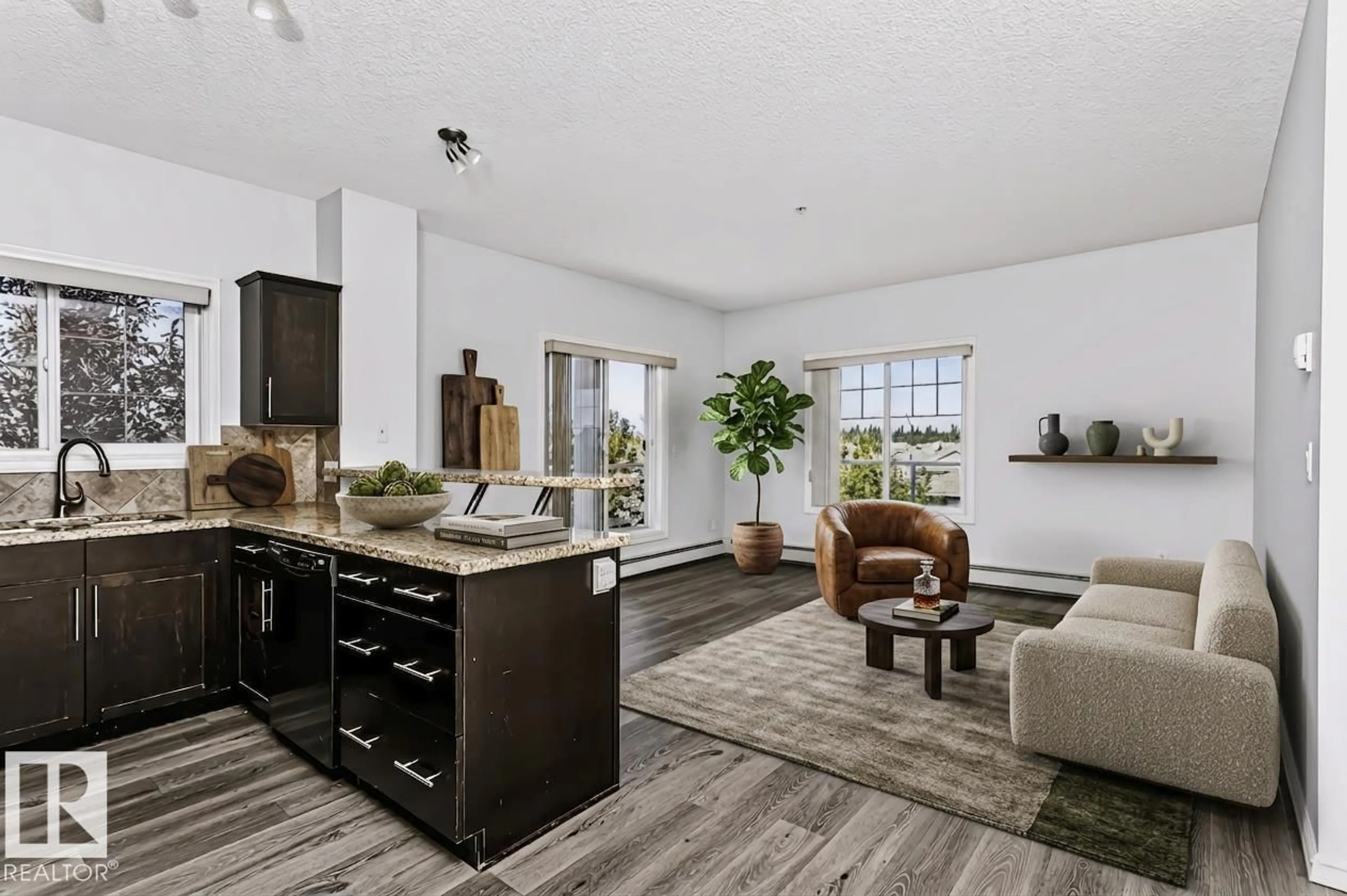 Open concept kitchen, unknown for #341 - 263 MACEWAN RD, Edmonton Alberta T6W0C4