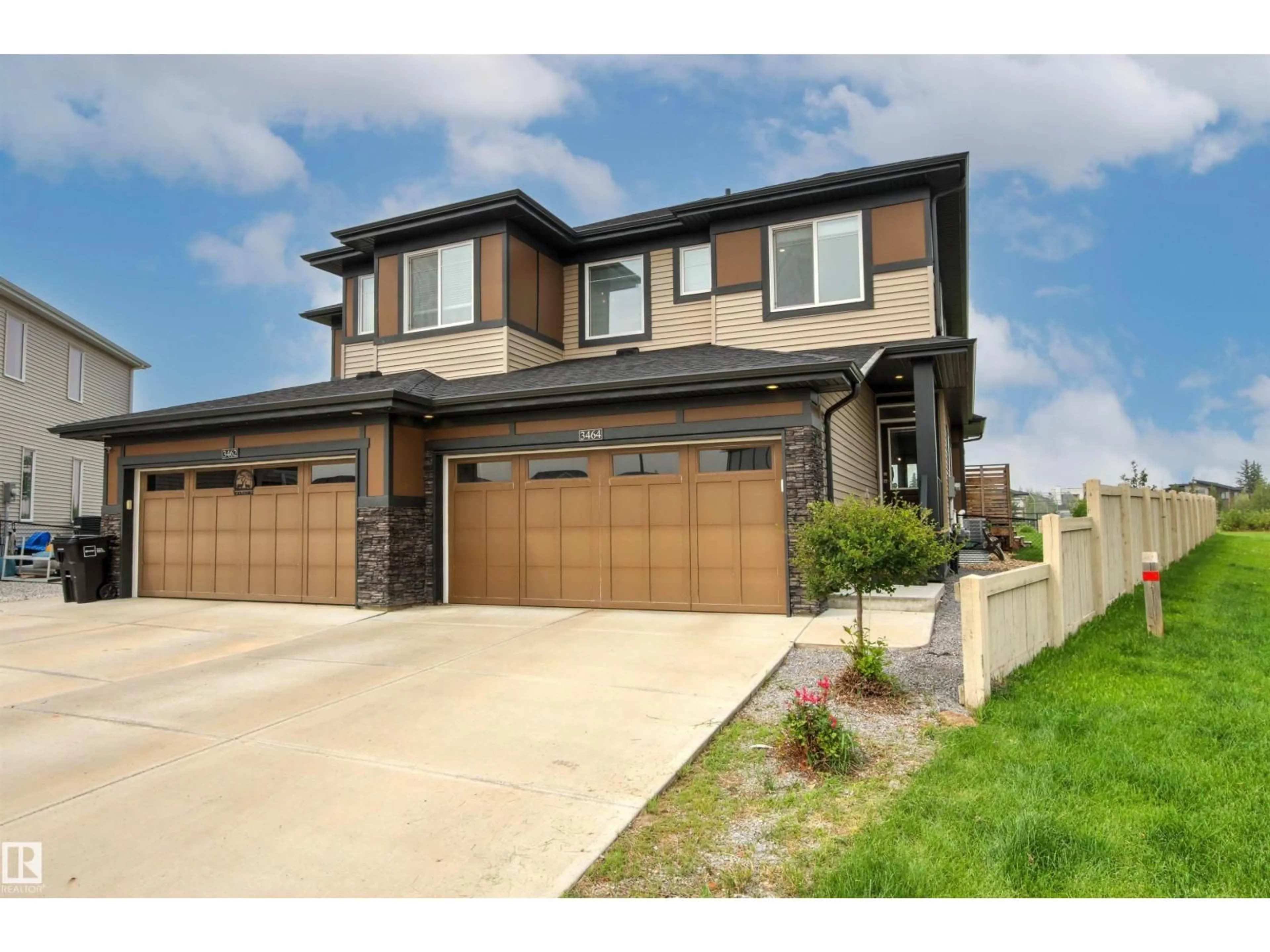 Home with brick exterior material, street for 3464 CAMERON HEIGHTS COVE CV, Edmonton Alberta T6M0R5