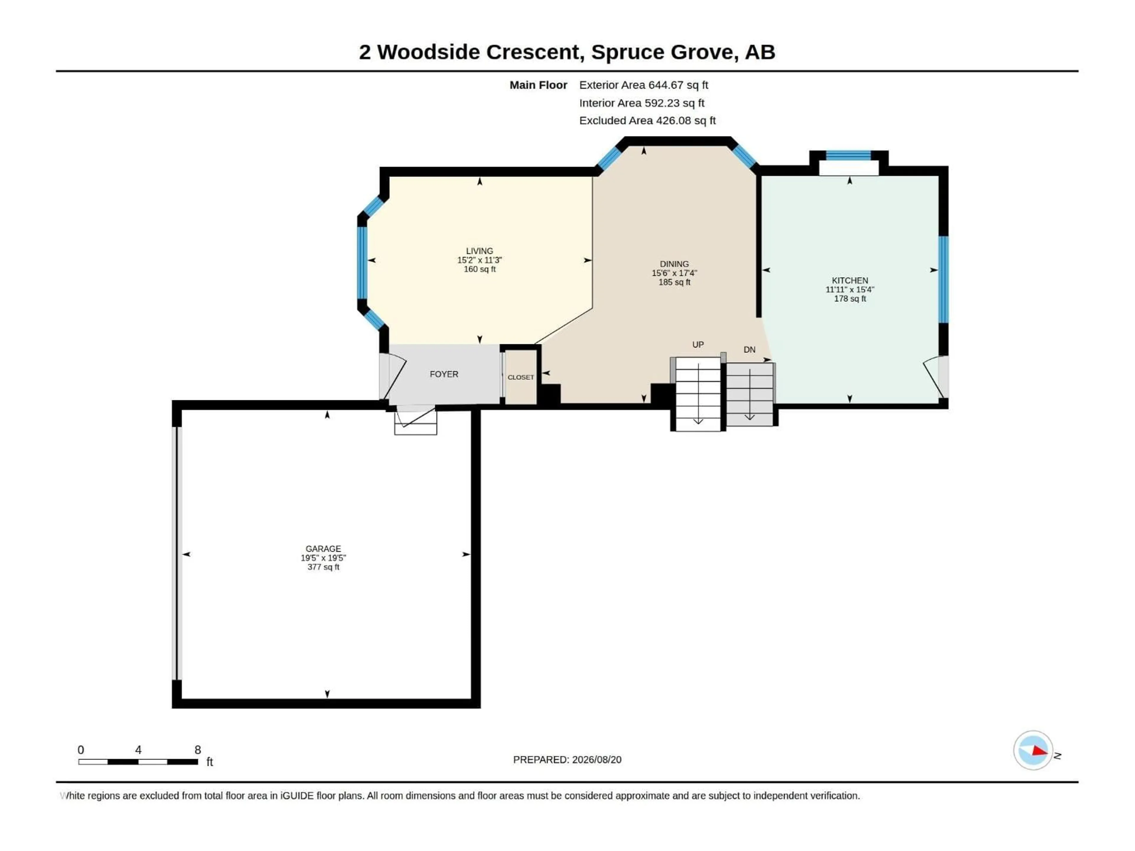 Floor plan for 2 WOODSIDE CR, Spruce Grove Alberta T7X3E5