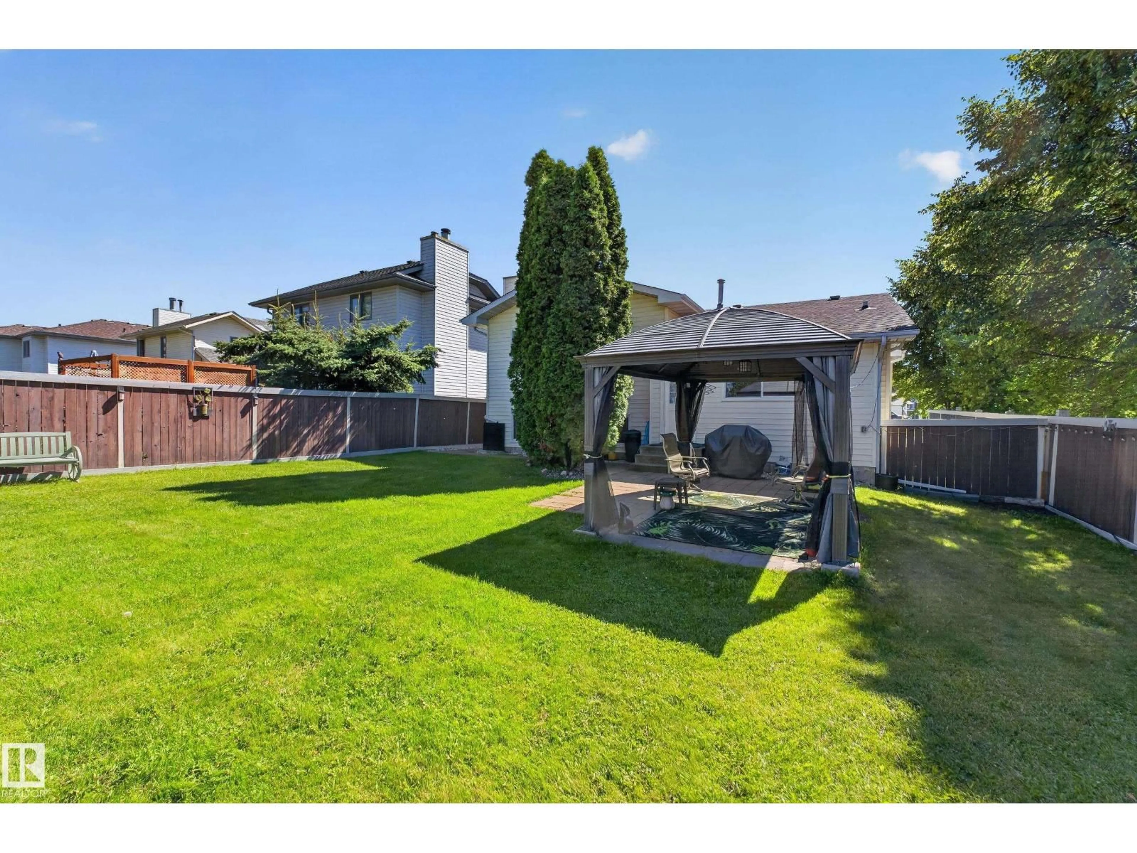Patio, street for 2 WOODSIDE CR, Spruce Grove Alberta T7X3E5