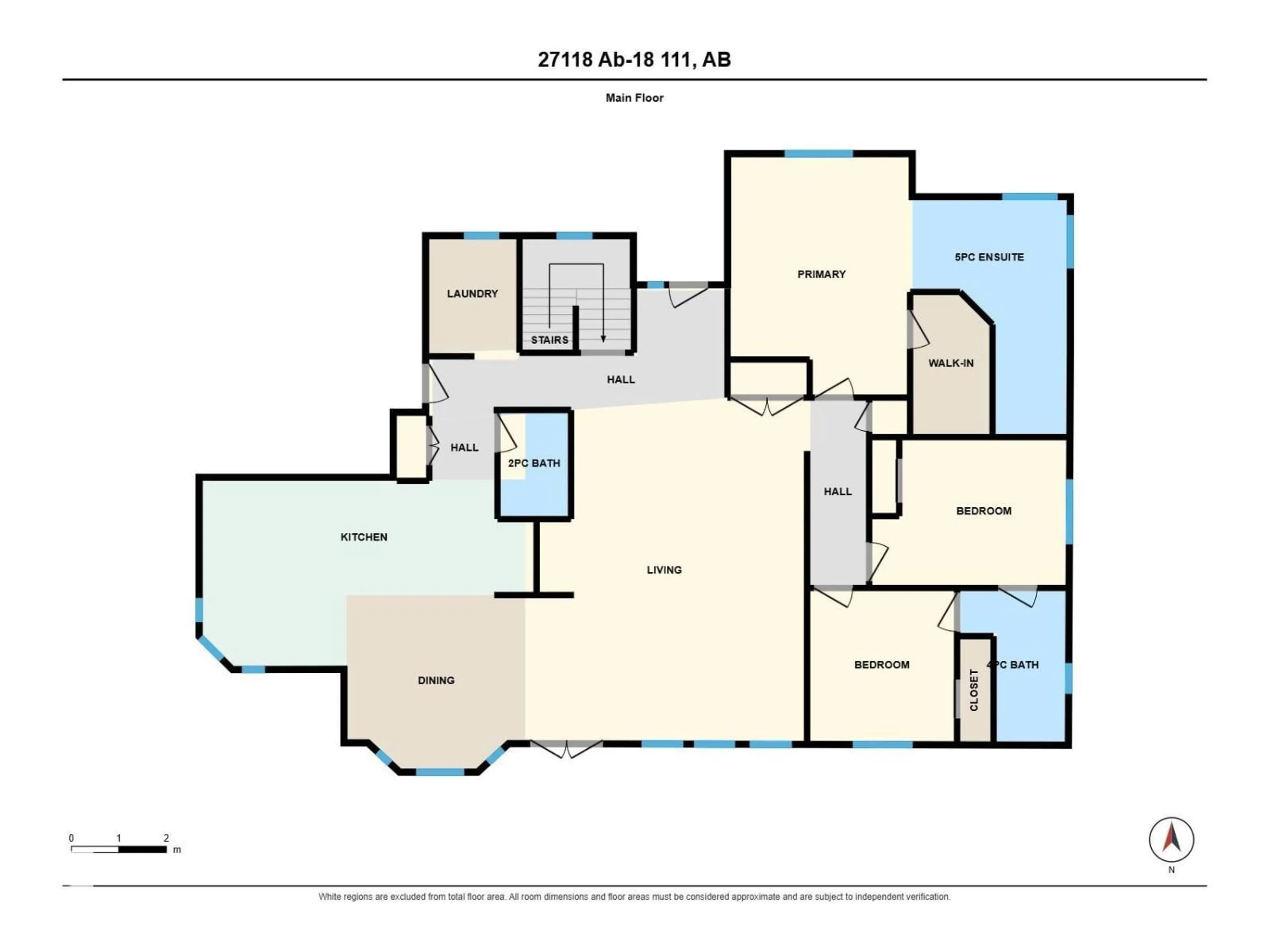Floor plan for 11 - 27118 HWY 18, Rural Westlock County Alberta T7P2P6