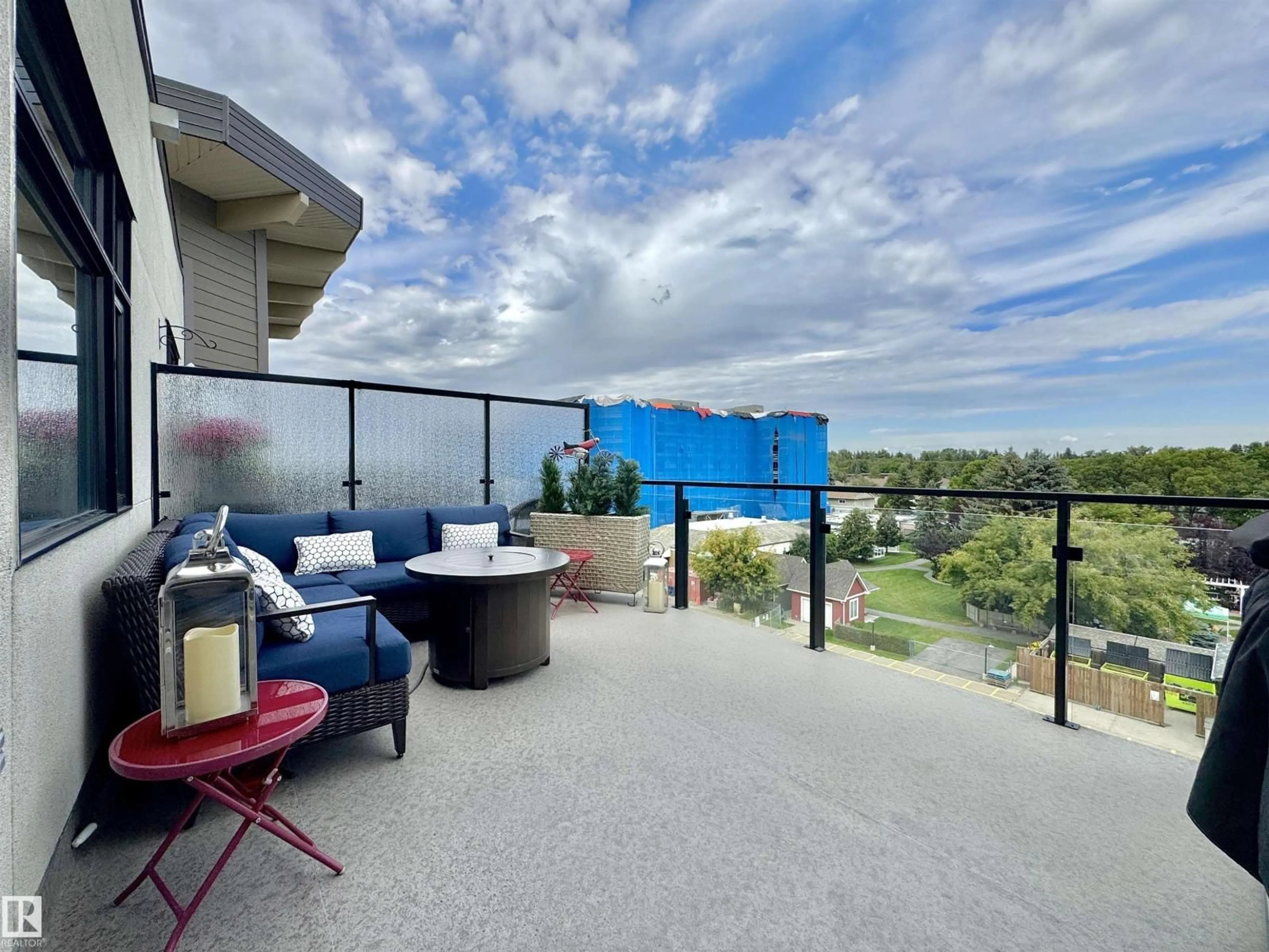 Patio, water/lake/river/ocean view for 501 FESTIVAL WY, Sherwood Park Alberta T8A3B4