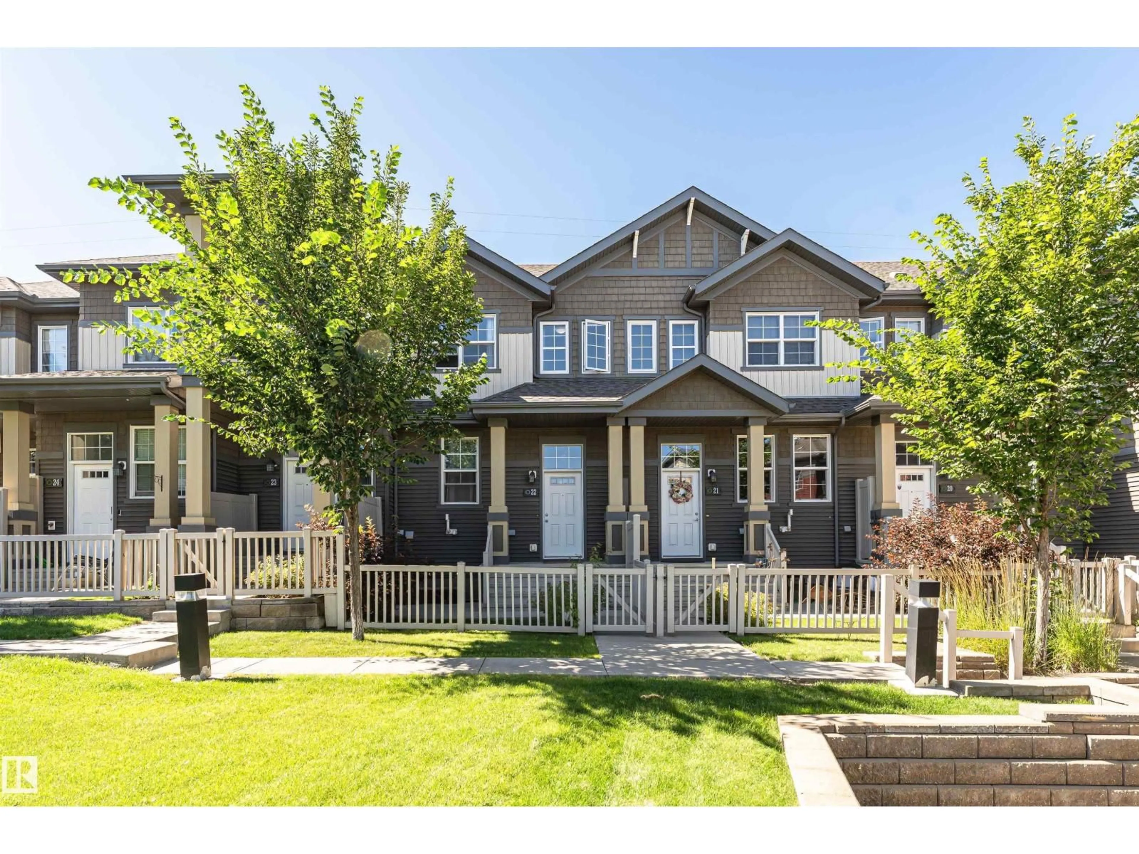 Home with brick exterior material, street for #22 - 4029 ORCHARDS DR, Edmonton Alberta T6X1V2