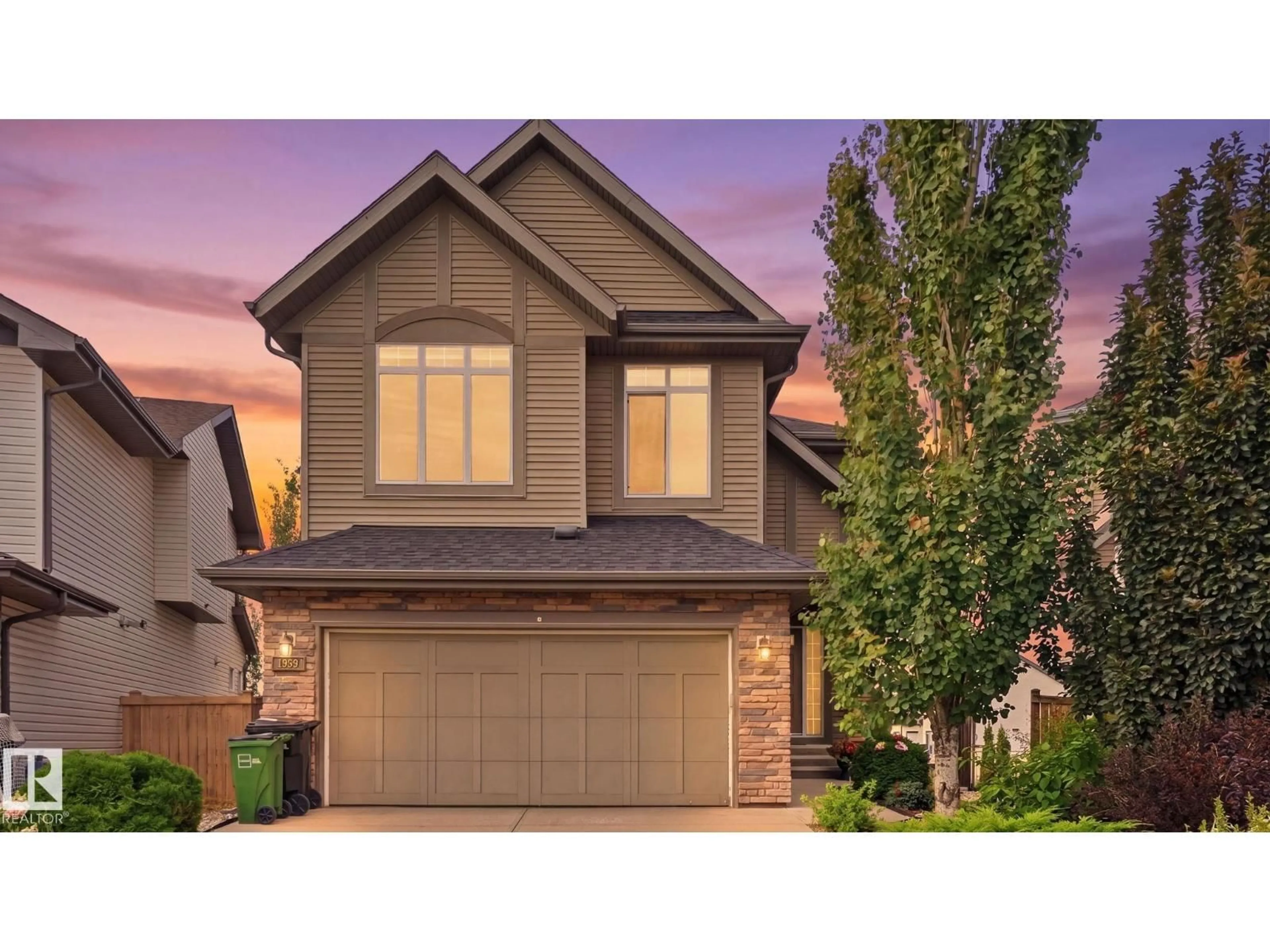 Home with vinyl exterior material, street for SW - 1832 56 ST, Edmonton Alberta T6X1T6
