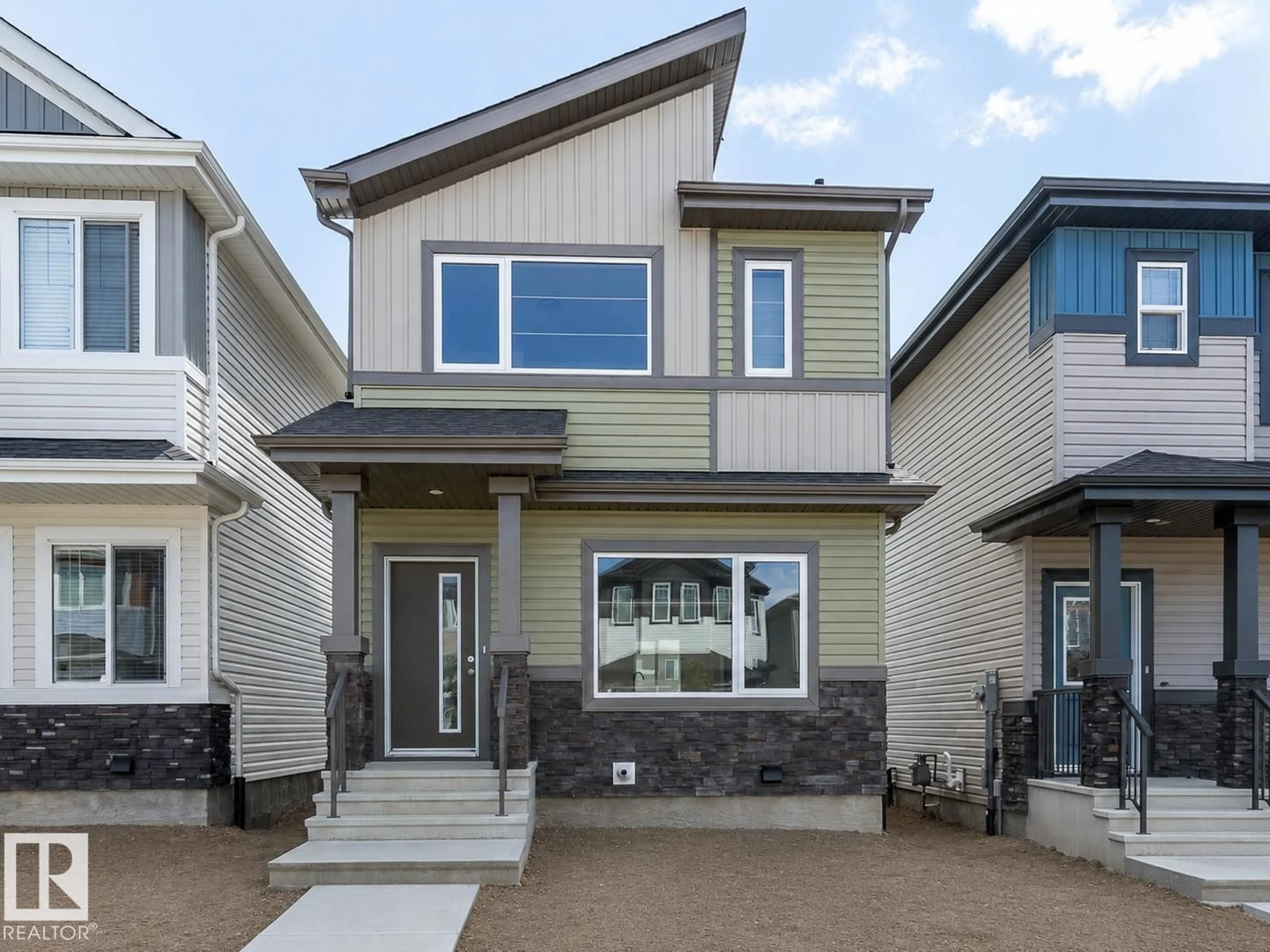 Home with vinyl exterior material, street for 3617 TRIOMPHE BV, Beaumont Alberta T4X3A7