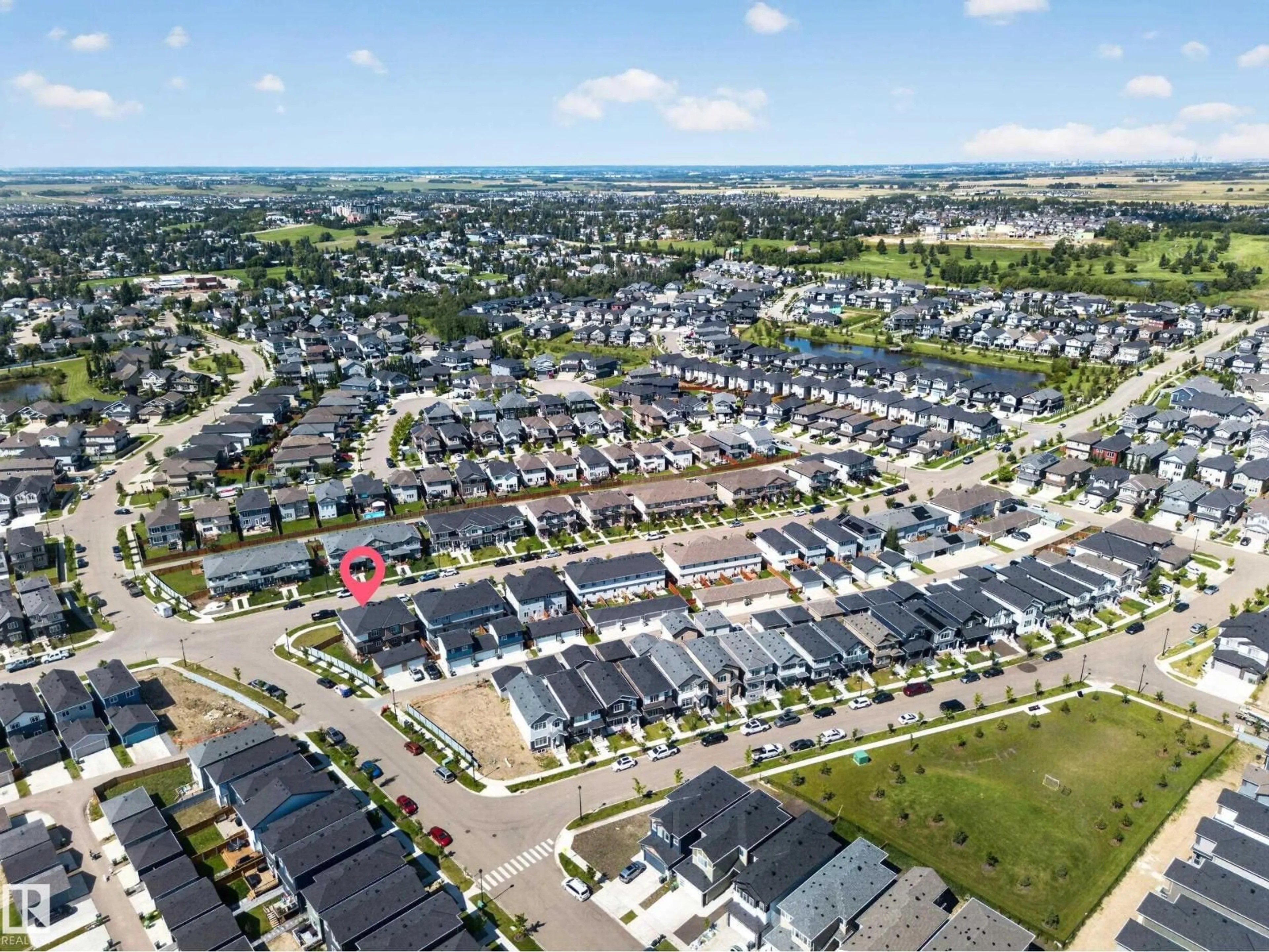 A pic from outside/outdoor area/front of a property/back of a property/a pic from drone, street for 4301 38 ST, Beaumont Alberta T4X2Y3