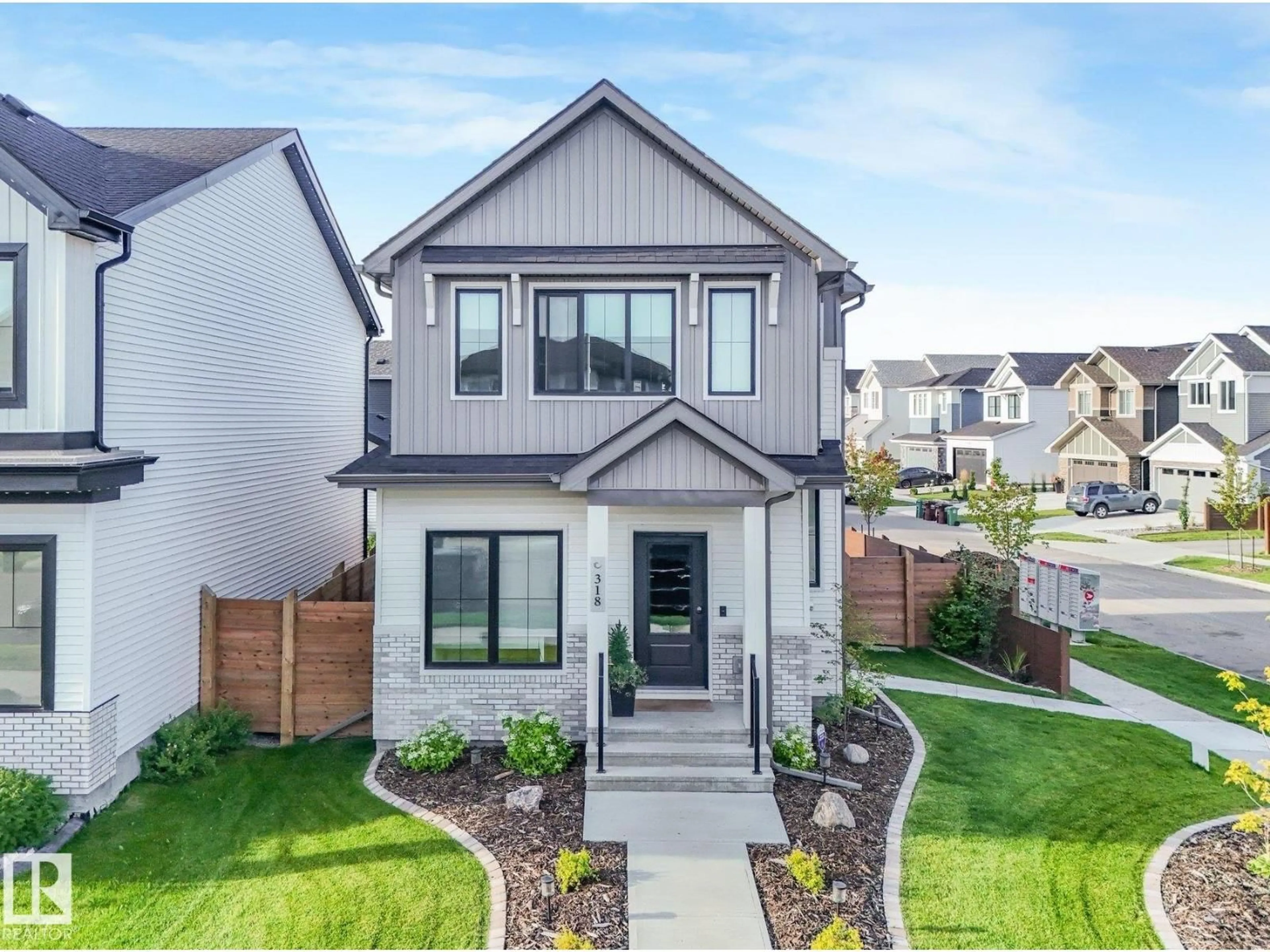 Home with brick exterior material, street for 318 JENSEN LAKES BV, St. Albert Alberta T8N7Z4