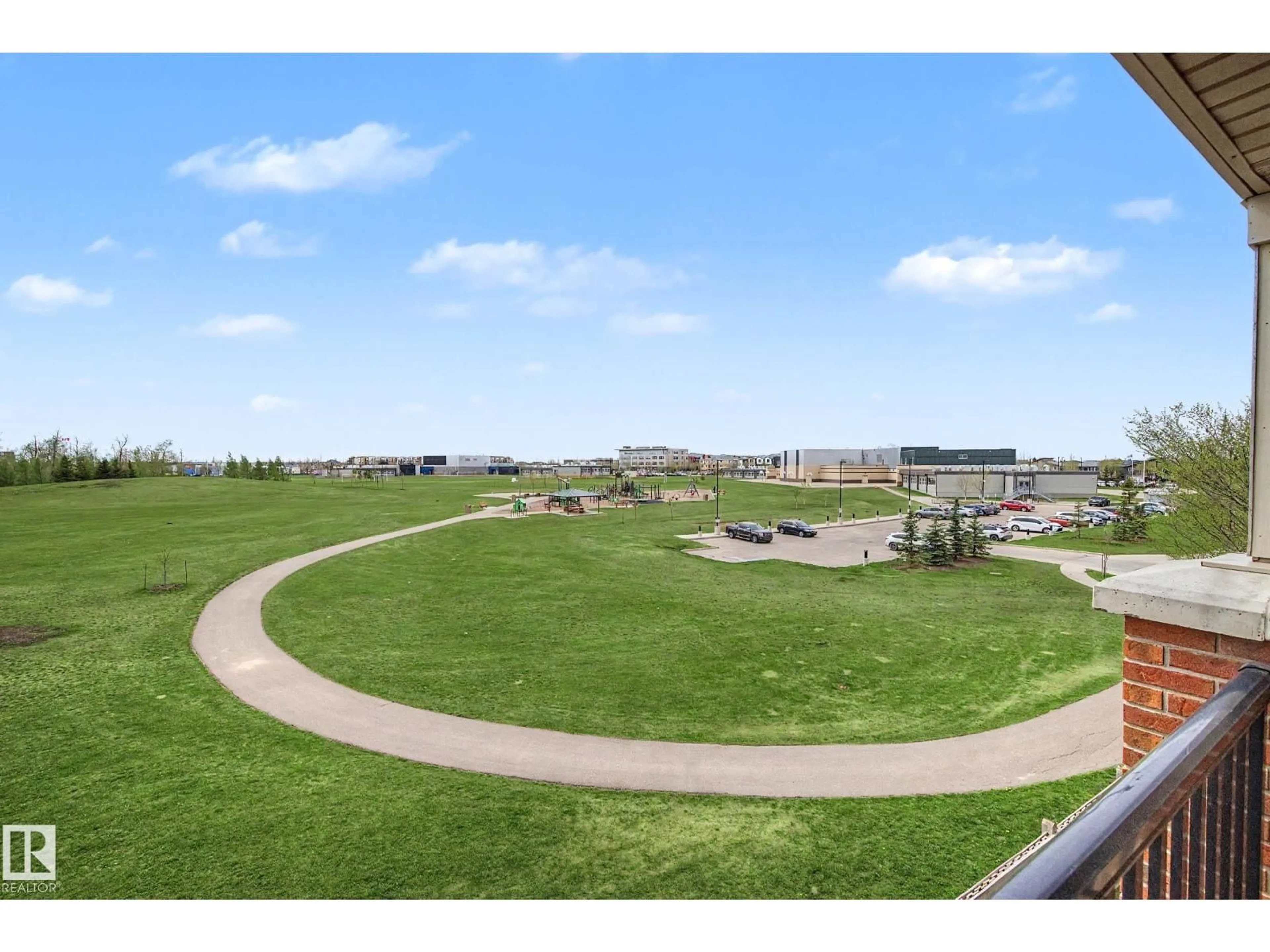 A pic from outside/outdoor area/front of a property/back of a property/a pic from drone, water/lake/river/ocean view for #311 - 3719 WHITELAW LN, Edmonton Alberta T6W2C3
