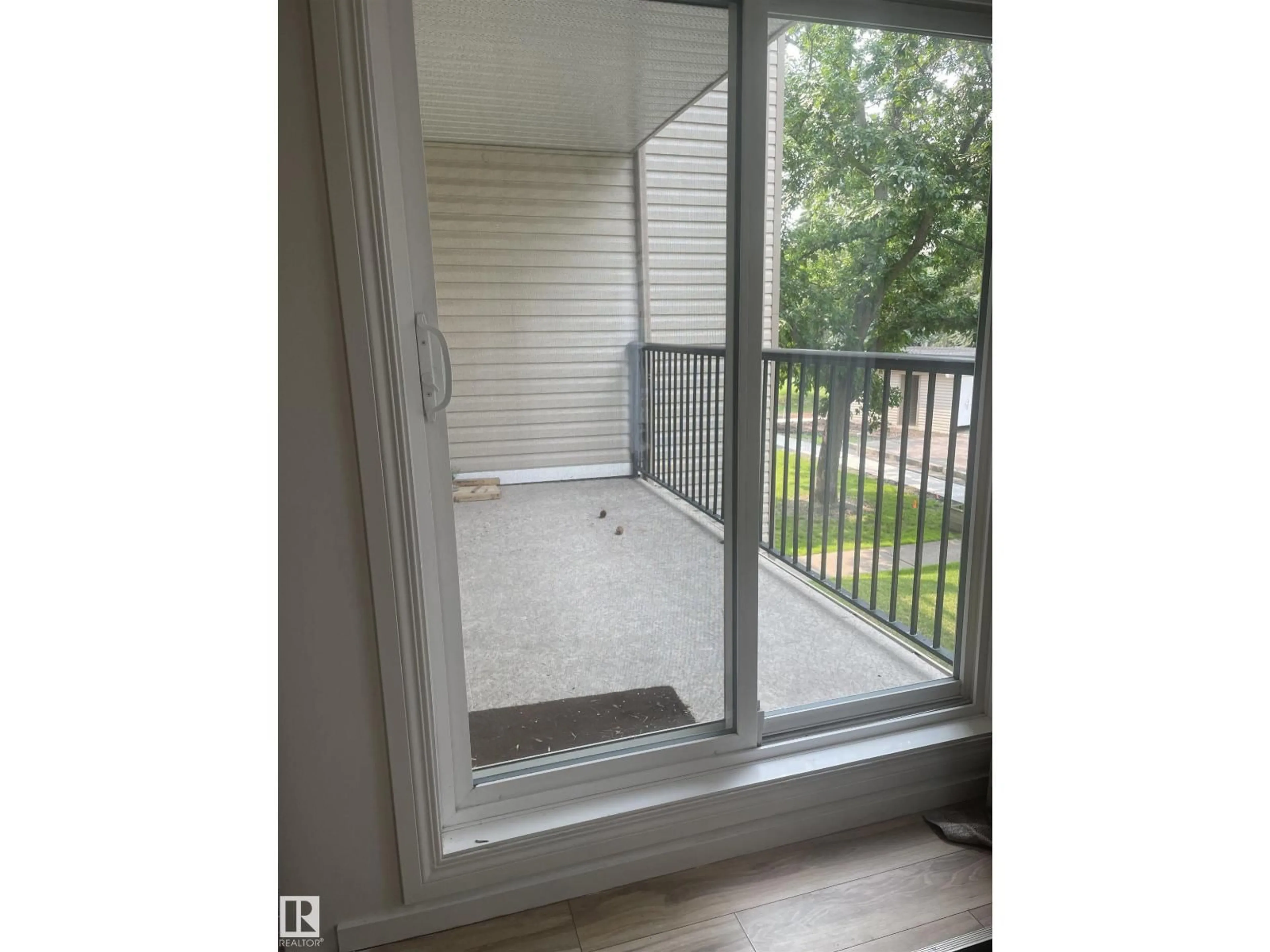 Balcony in the apartment, unknown for #208 - 9810 178 ST NW, Edmonton Alberta T5T3H4