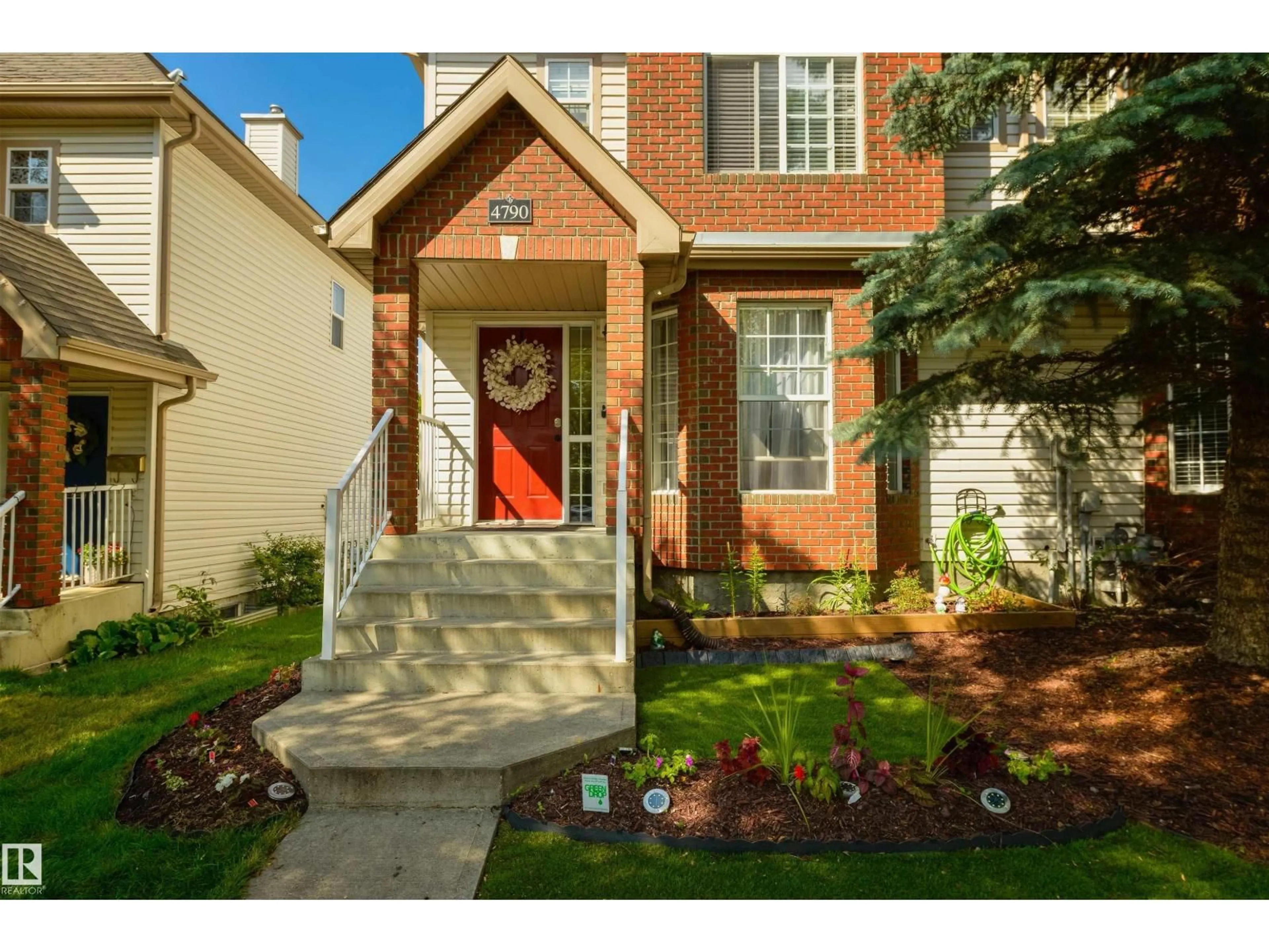 Home with brick exterior material, street for 4790 TERWILLEGAR CM, Edmonton Alberta T6R3H7