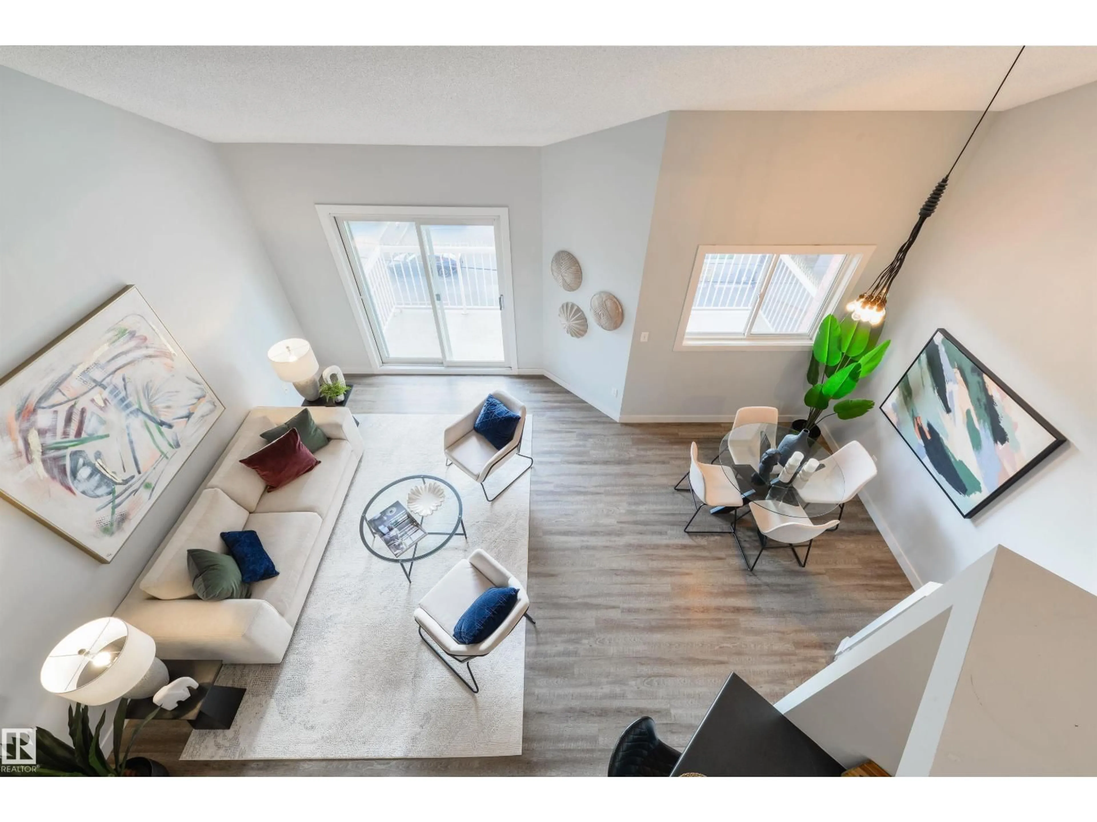 Living room with furniture, unknown for #409 - 10153 117 ST, Edmonton Alberta T5K1X5
