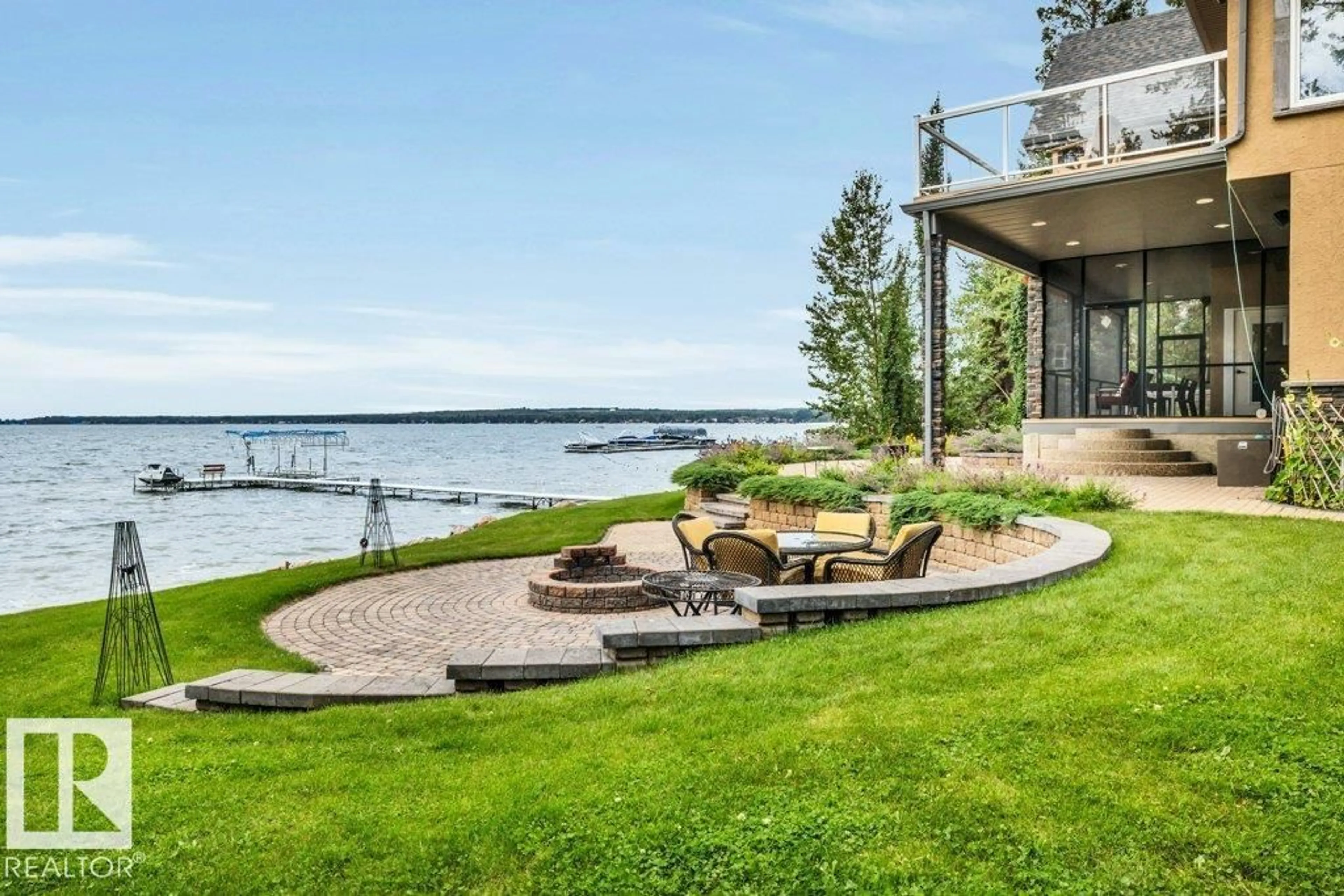 Patio, water/lake/river/ocean view for 35A - 35 SILVER BEACH ROAD, Rural Wetaskiwin County Alberta T0C2C0