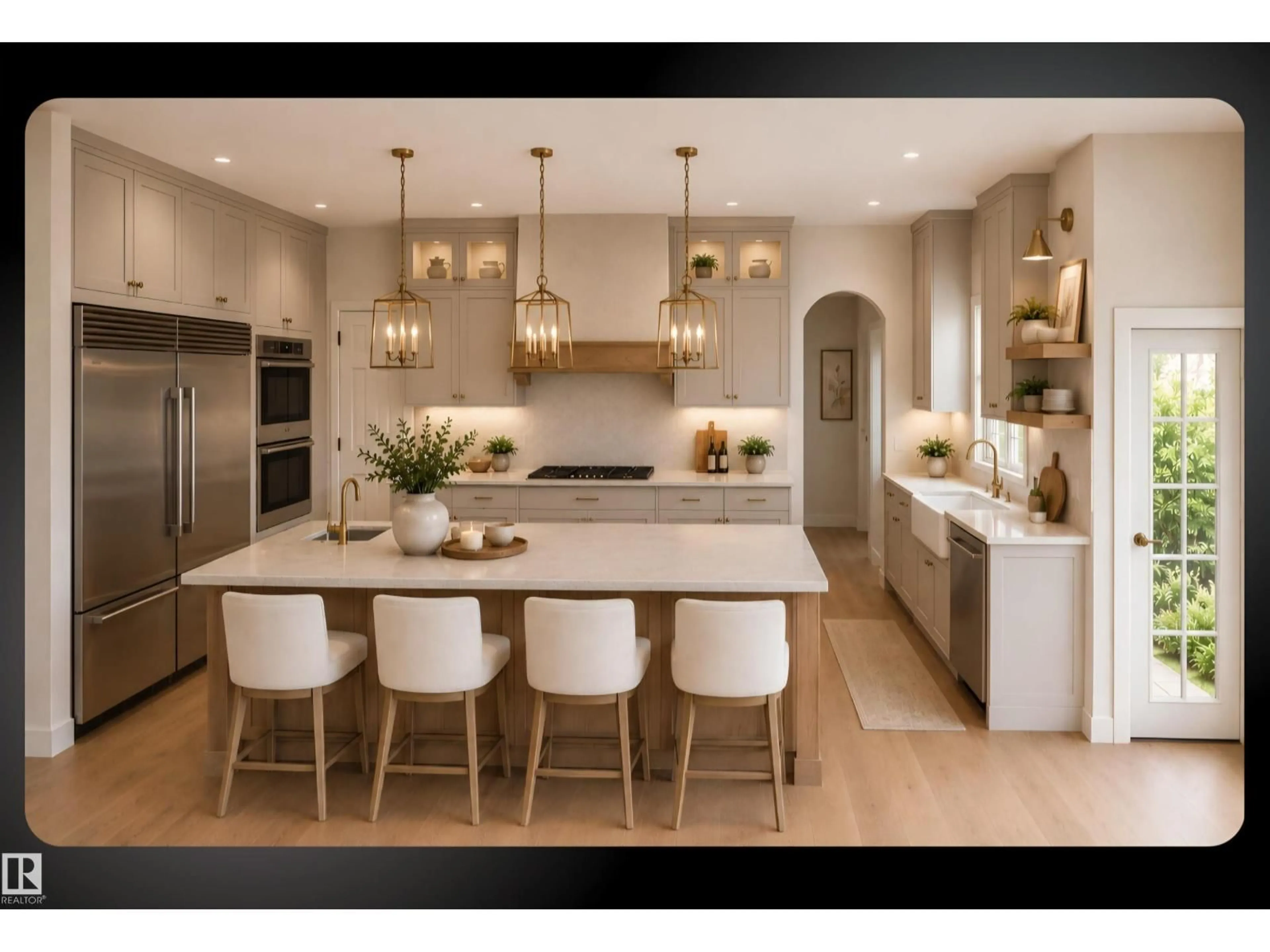 Contemporary kitchen, unknown for 6724 84 ST, Edmonton Alberta T6E2W9