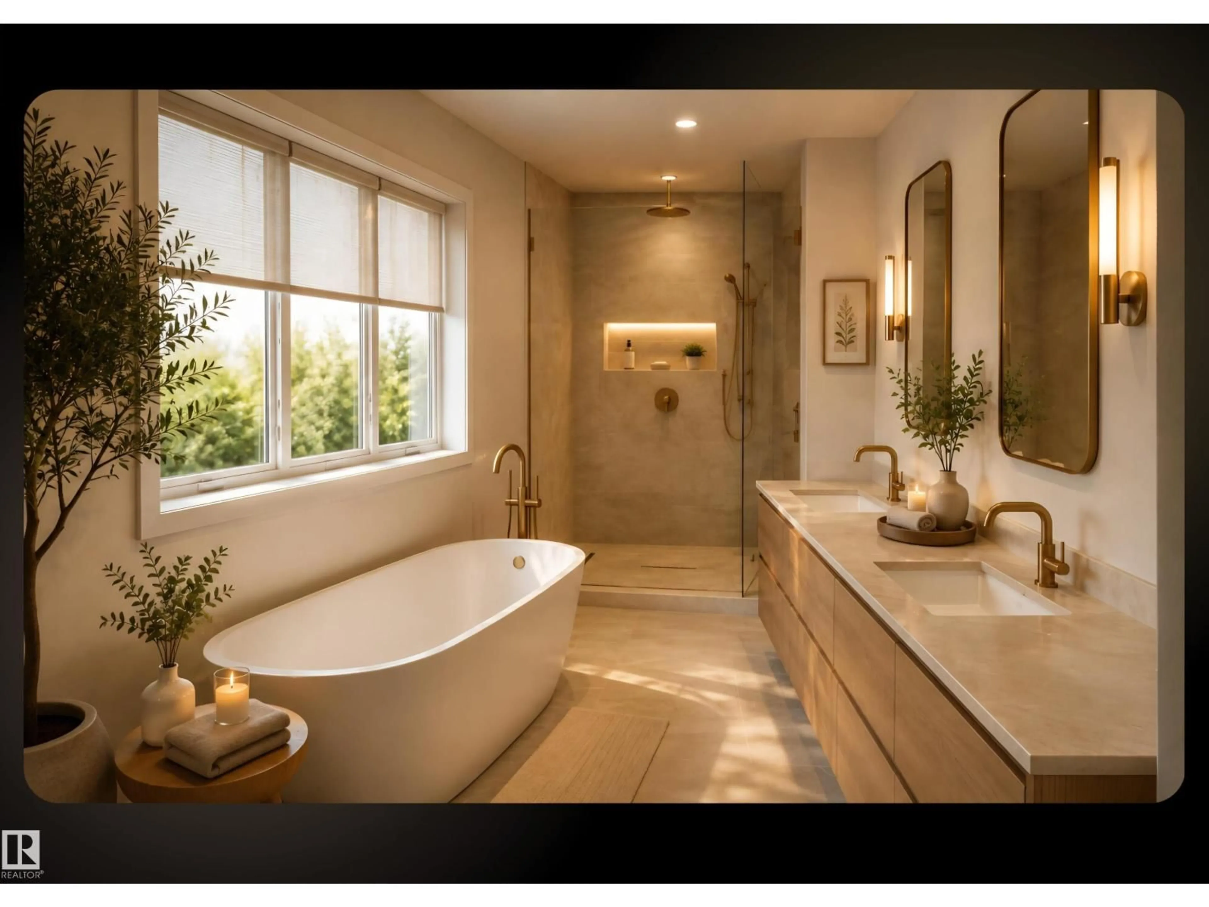 Contemporary bathroom, ceramic/tile floor for 6724 84 ST, Edmonton Alberta T6E2W9