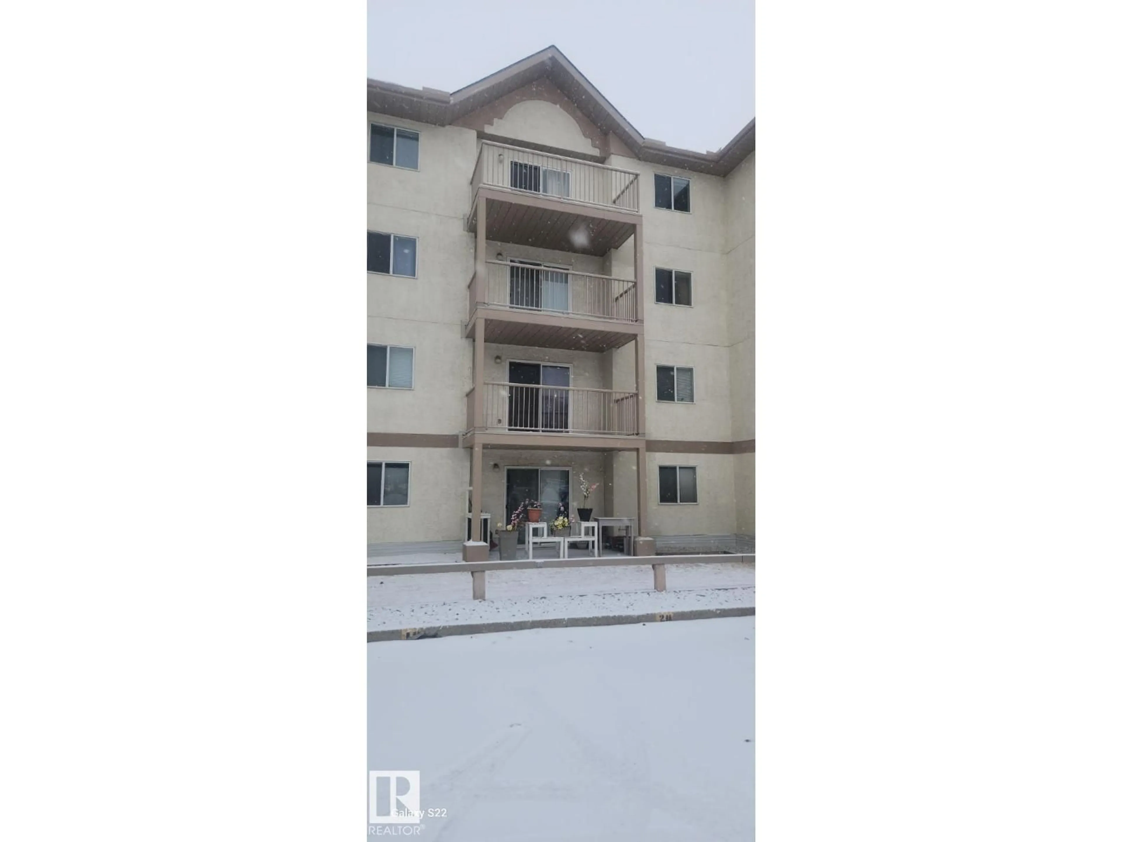 Patio, building for #204 - 11218 80 ST NW, Edmonton Alberta T5B4V9
