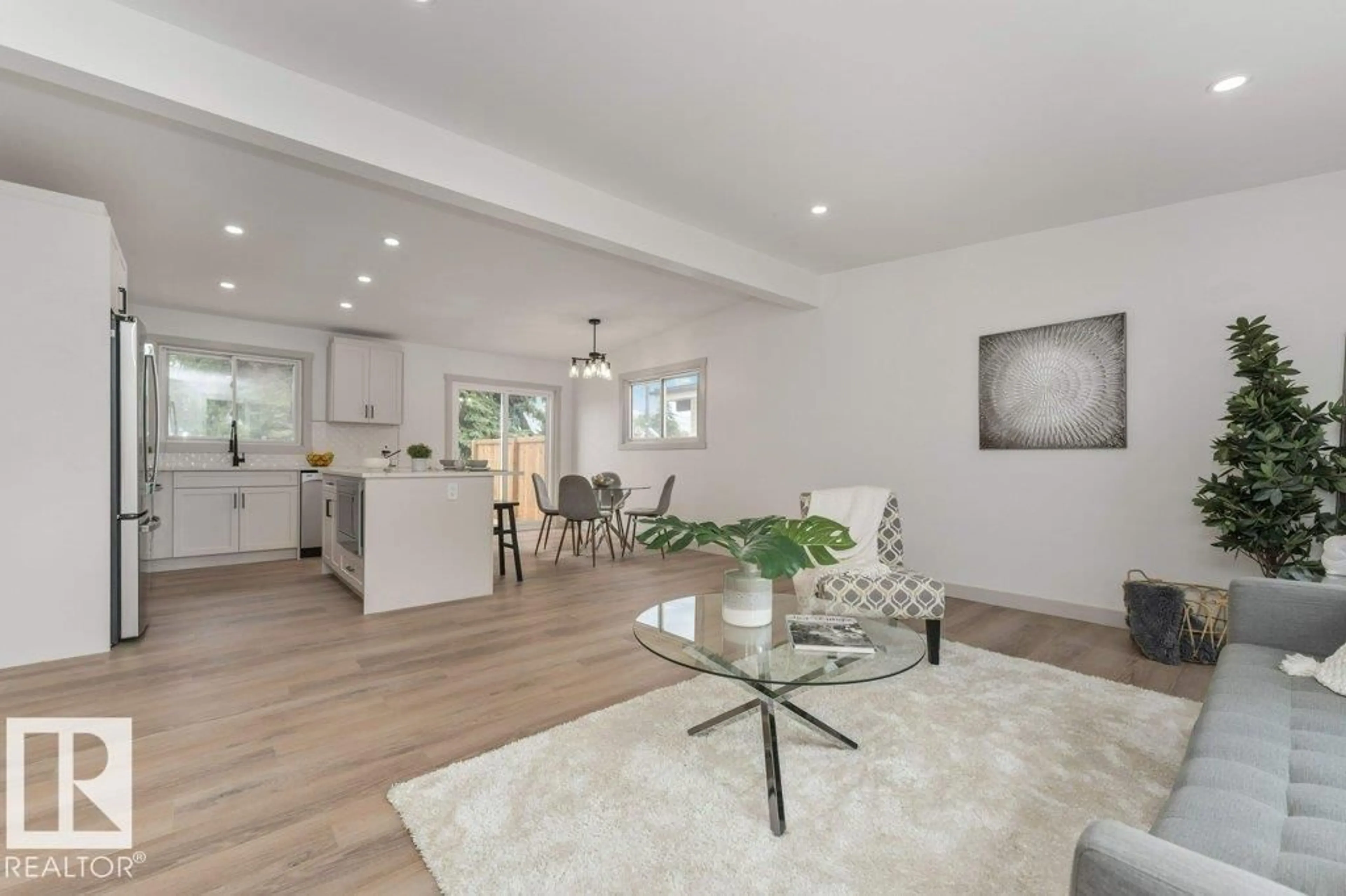 Open concept kitchen, unknown for NW - 4703 117 ST, Edmonton Alberta T6H3R7
