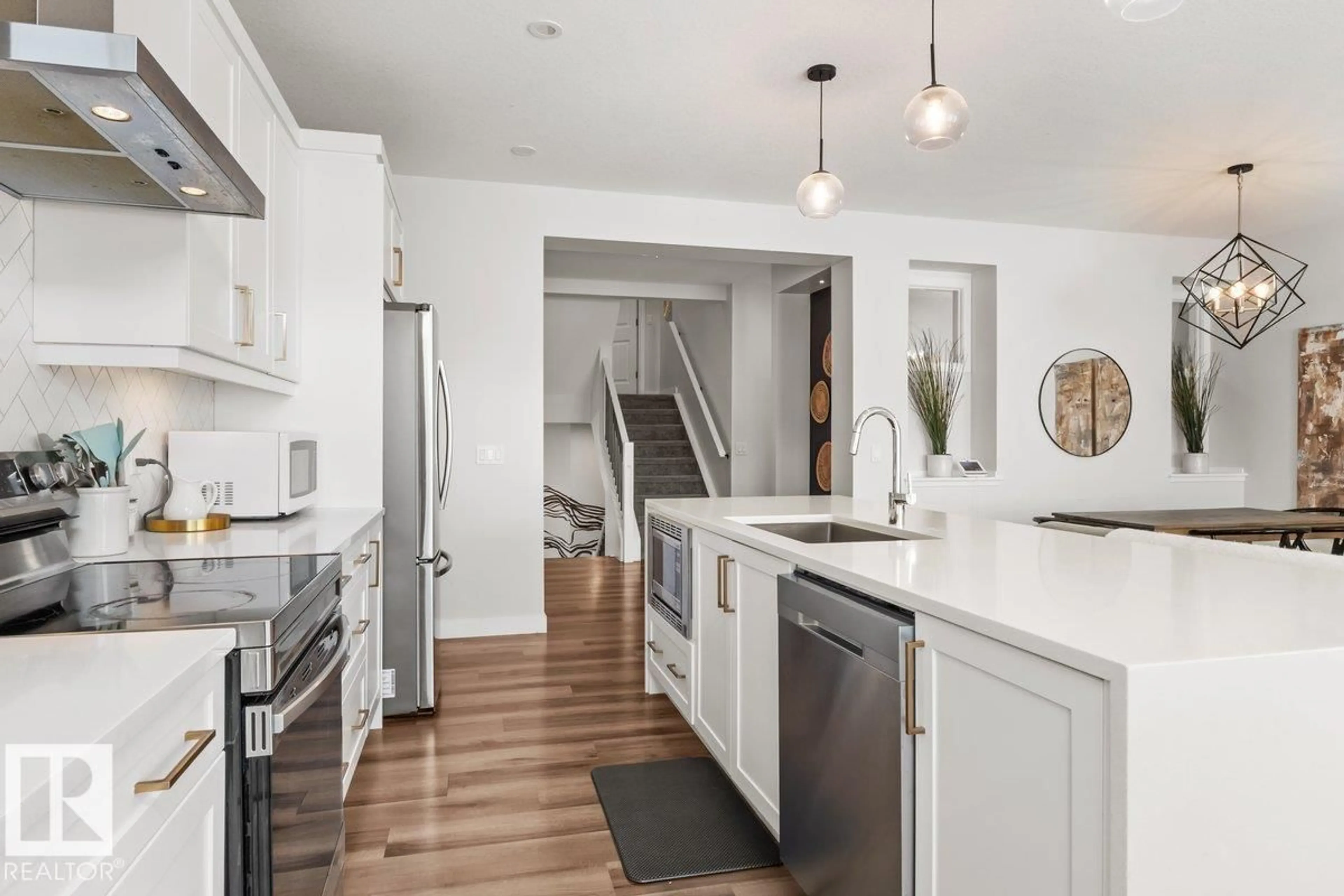 Open concept kitchen, unknown for NW - 9340 226 ST, Edmonton Alberta T5T7R5