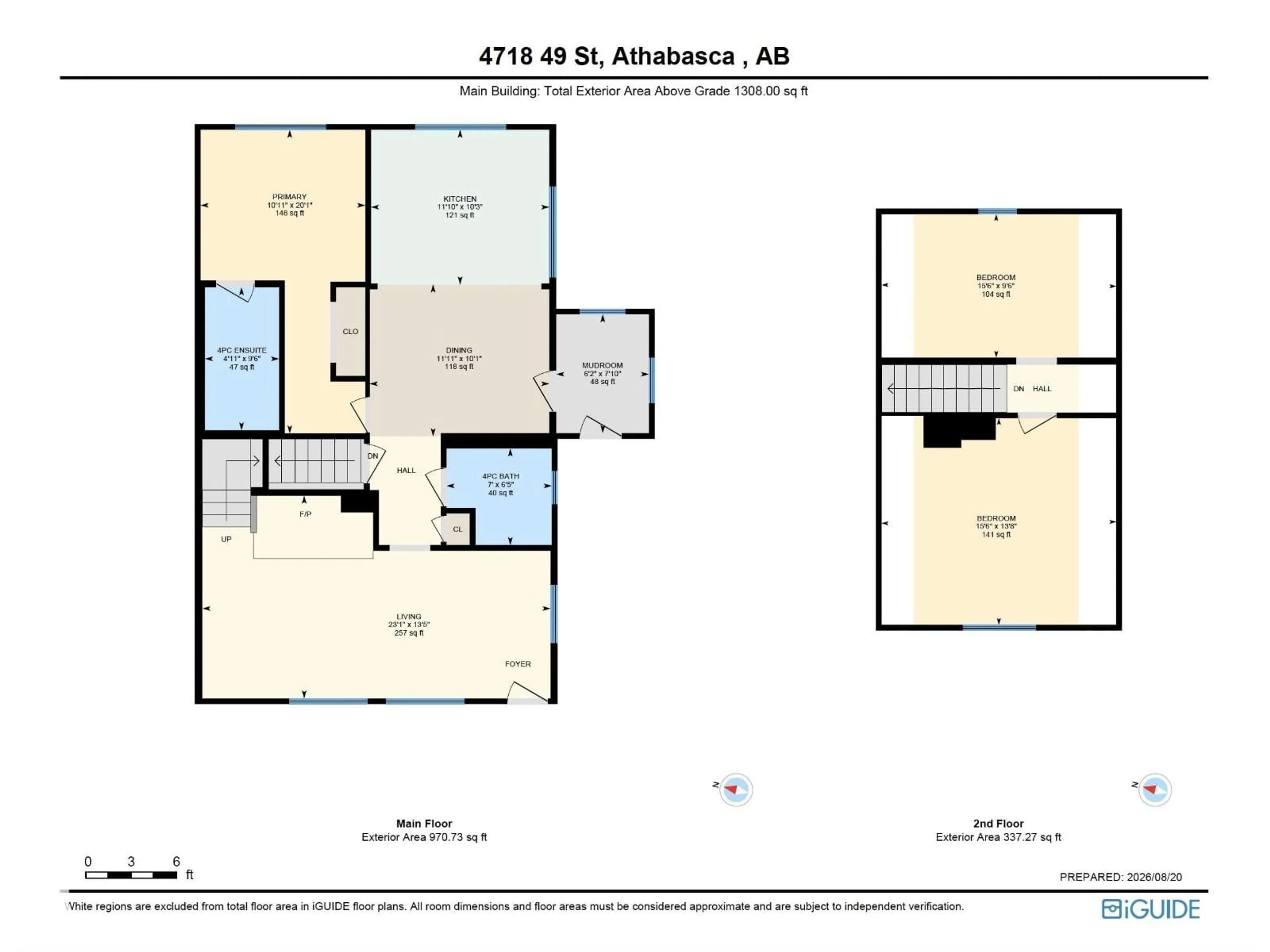 Floor plan for 4718 49 ST, Athabasca Town Alberta T9S1R1