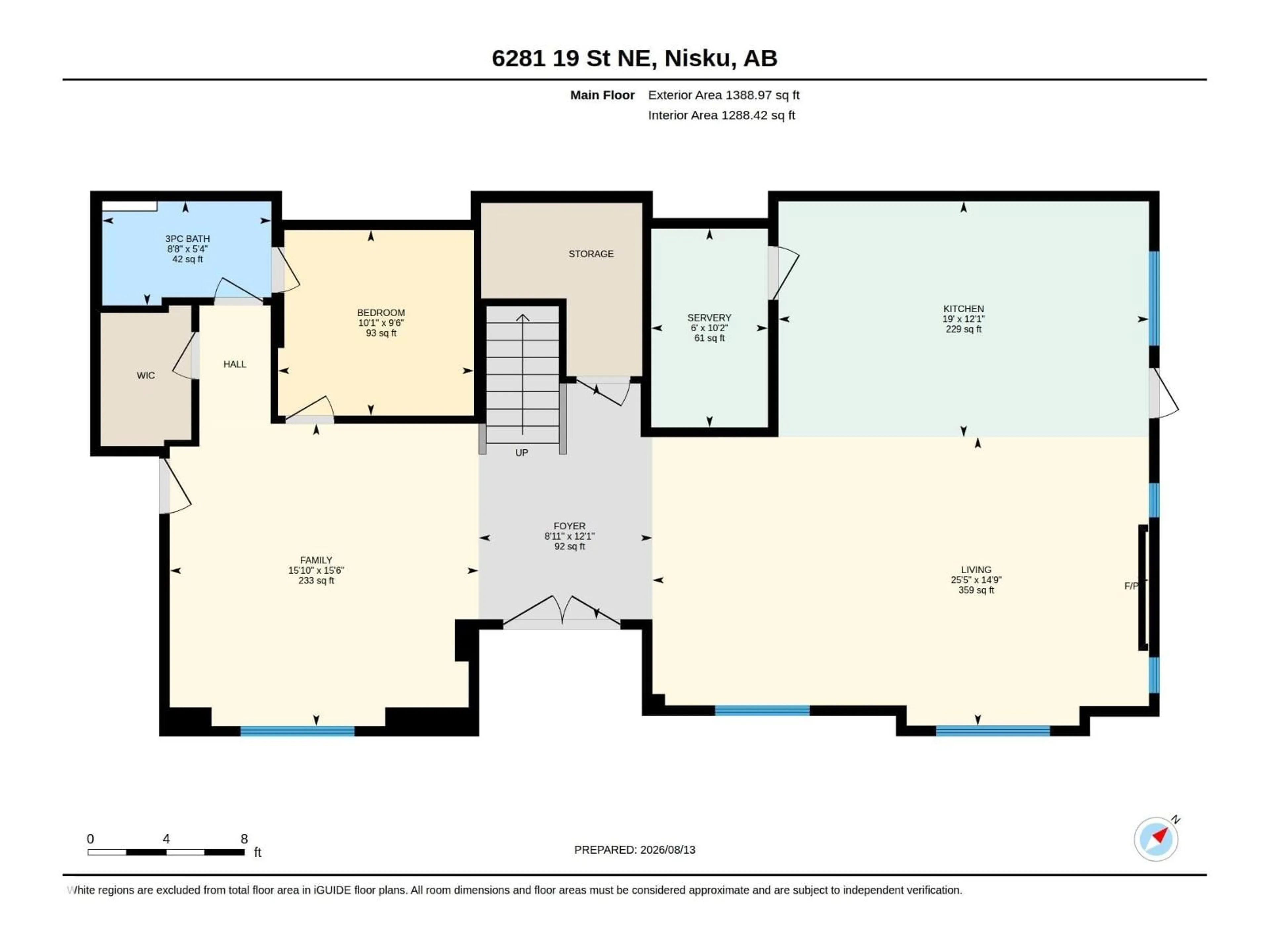 Floor plan for 6281 19 ST, Rural Leduc County Alberta T4X3C9