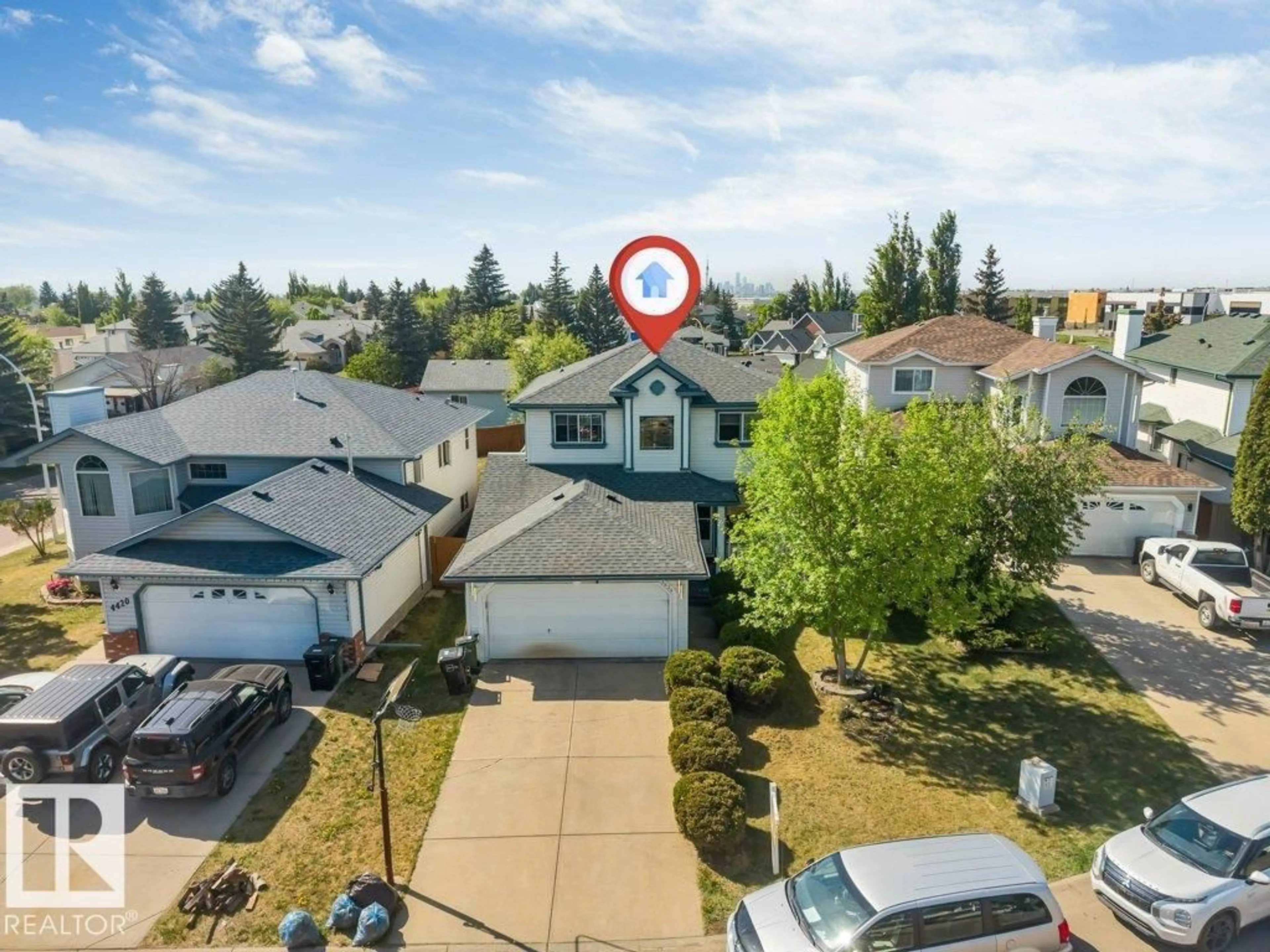 A pic from outside/outdoor area/front of a property/back of a property/a pic from drone, street for NW - 4424 28A ST, Edmonton Alberta T6T1K1