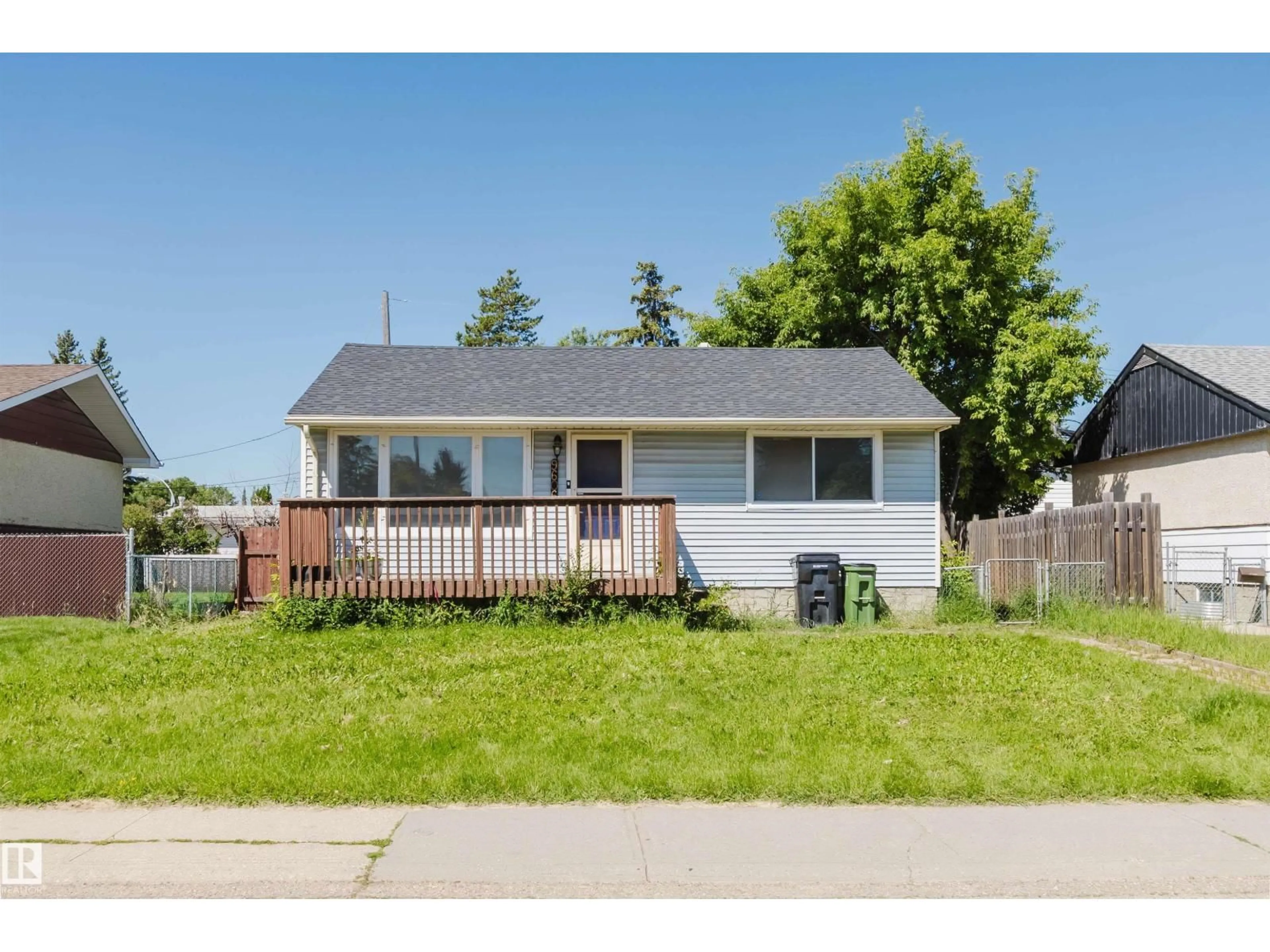 Home with vinyl exterior material, street for NW - 9606 163 ST, Edmonton Alberta T5P3M8