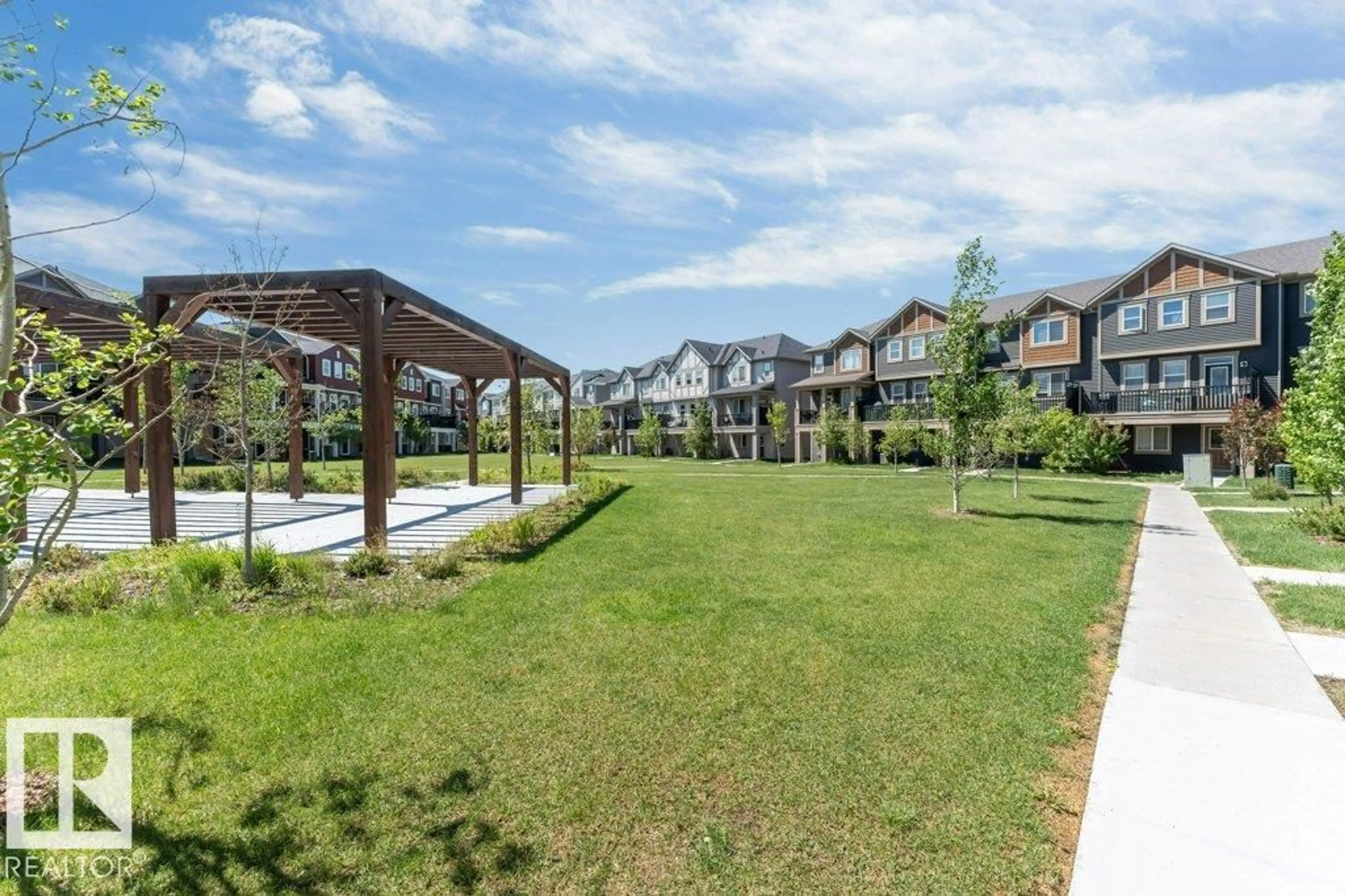 Patio, unknown for #105 - 2072 WONNACOTT WY, Edmonton Alberta T6X2V7