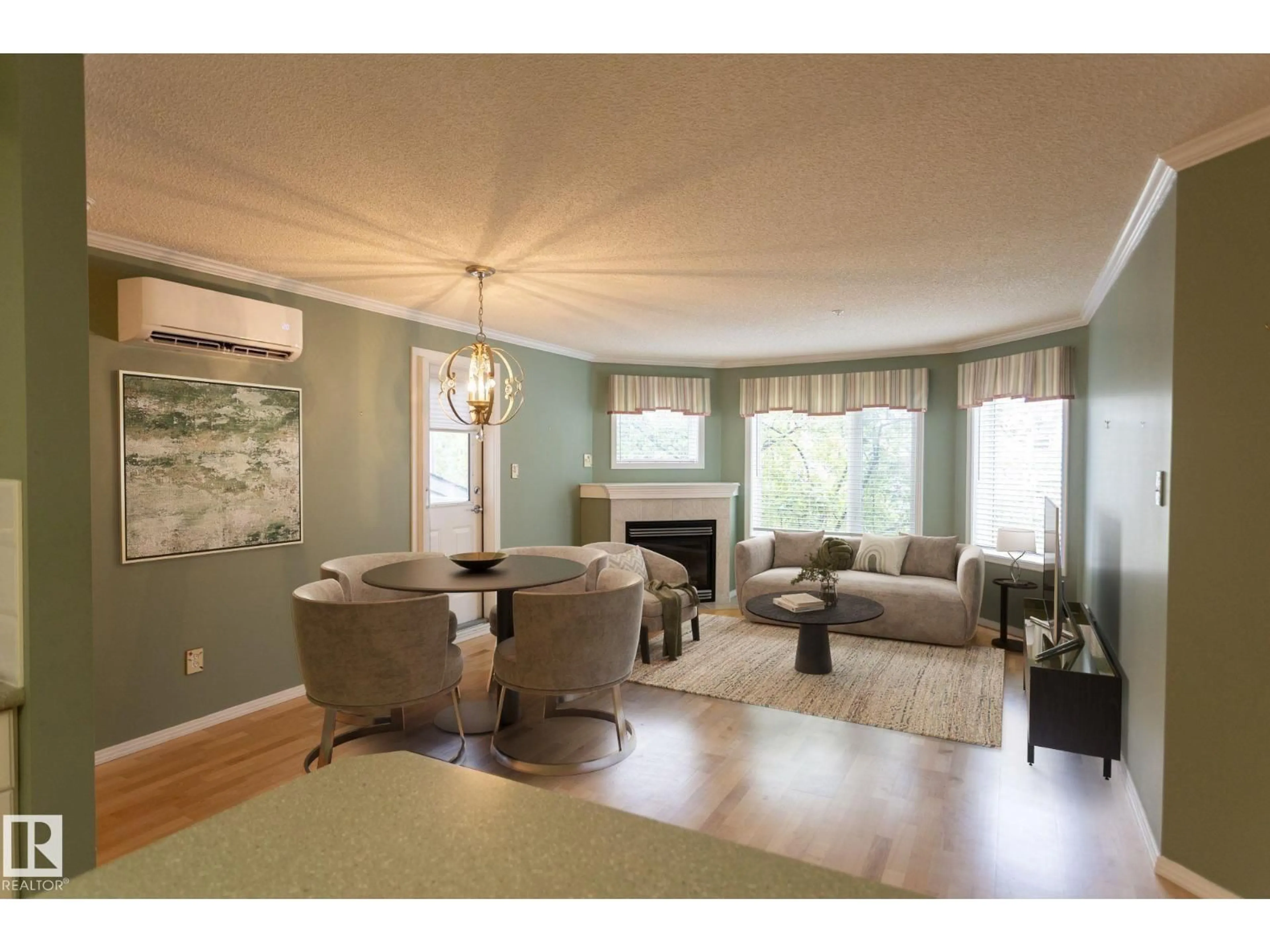 Living room with furniture, unknown for #204 - 2420 108 ST NW, Edmonton Alberta T6J7J3