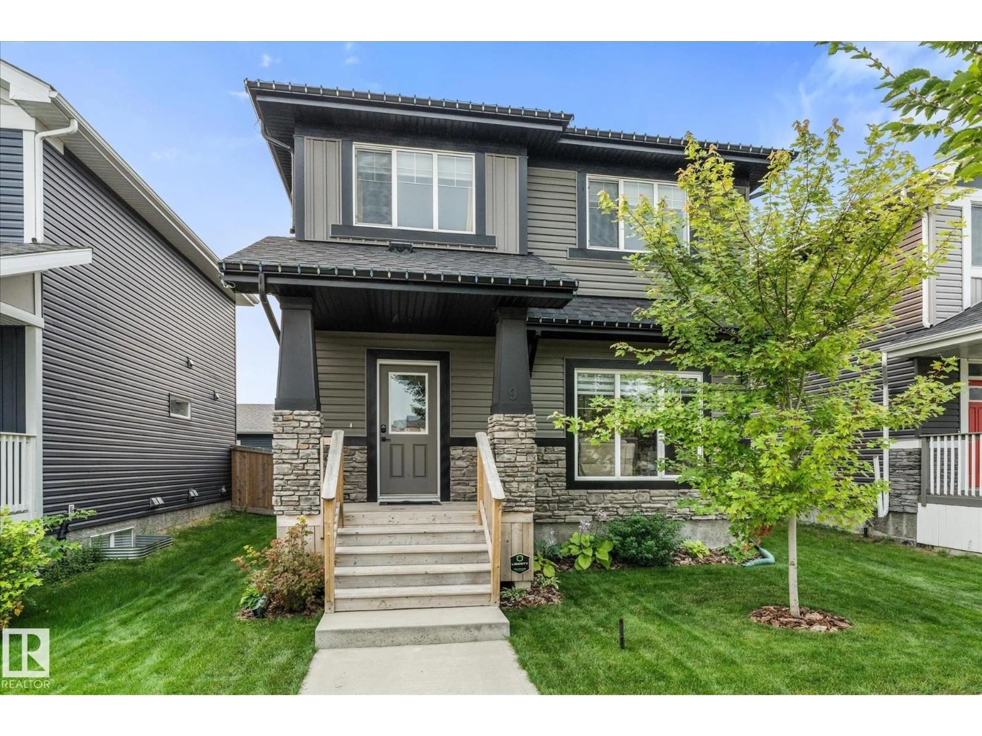 Home with brick exterior material, street for 9 DILLINGHAM, Fort Saskatchewan Alberta T8L0N2