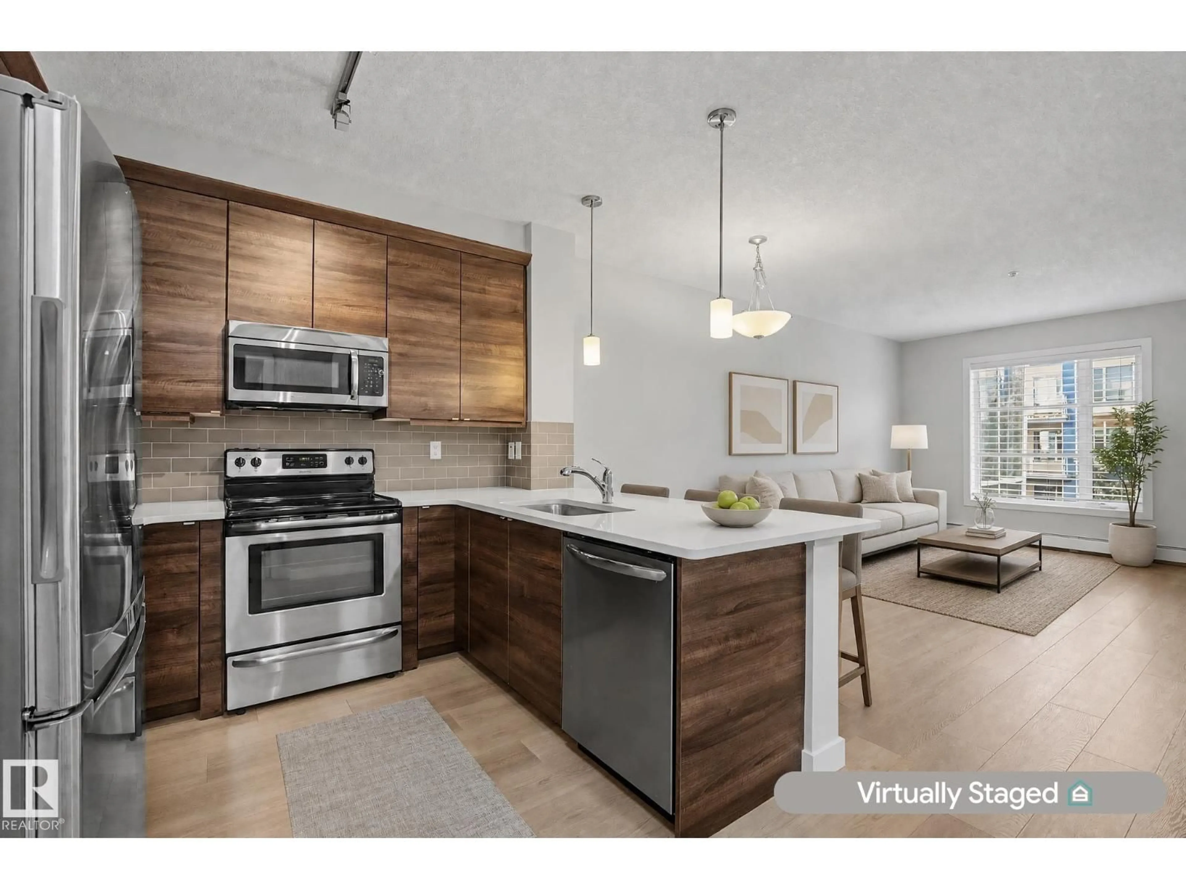 Open concept kitchen, unknown for #301 - 2588 ANDERSON WY, Edmonton Alberta T6W0R2