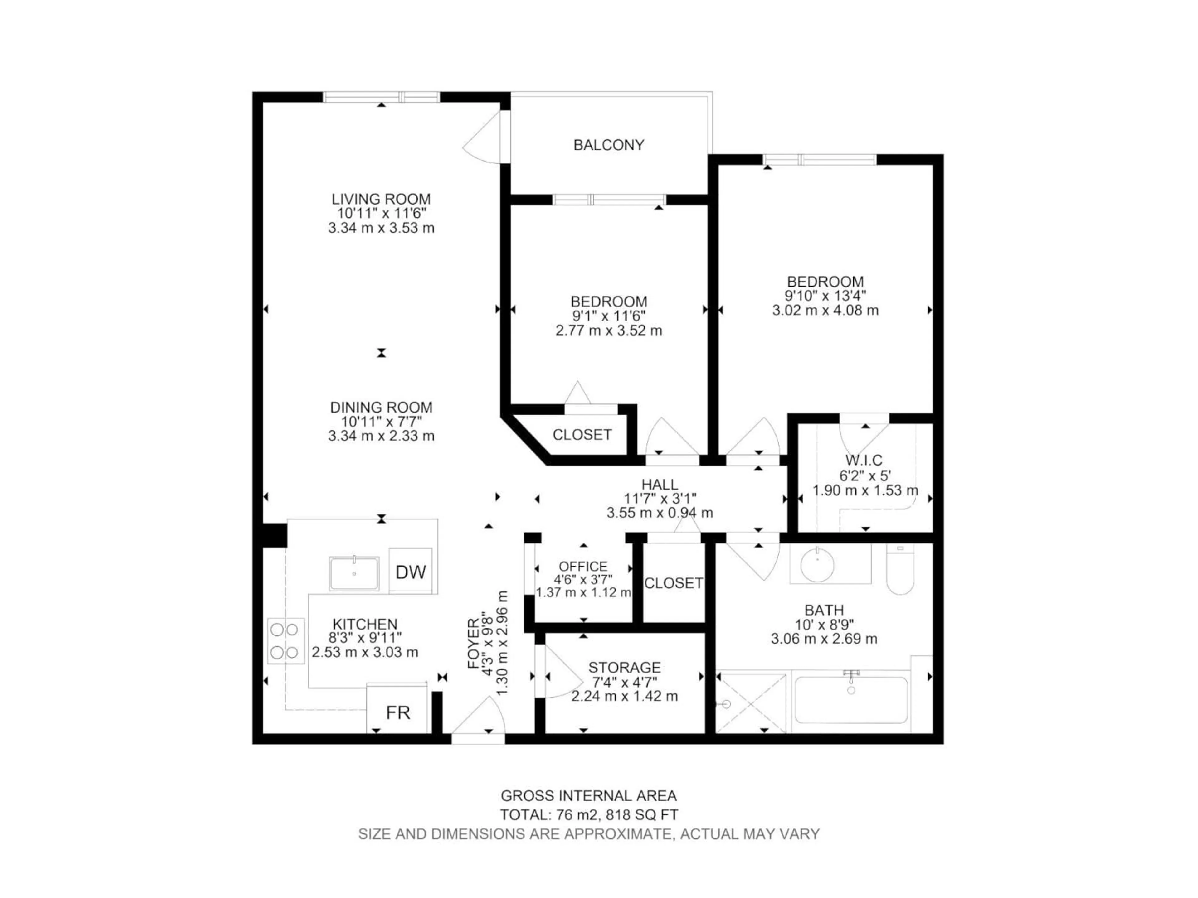 Floor plan for #301 - 2588 ANDERSON WY, Edmonton Alberta T6W0R2