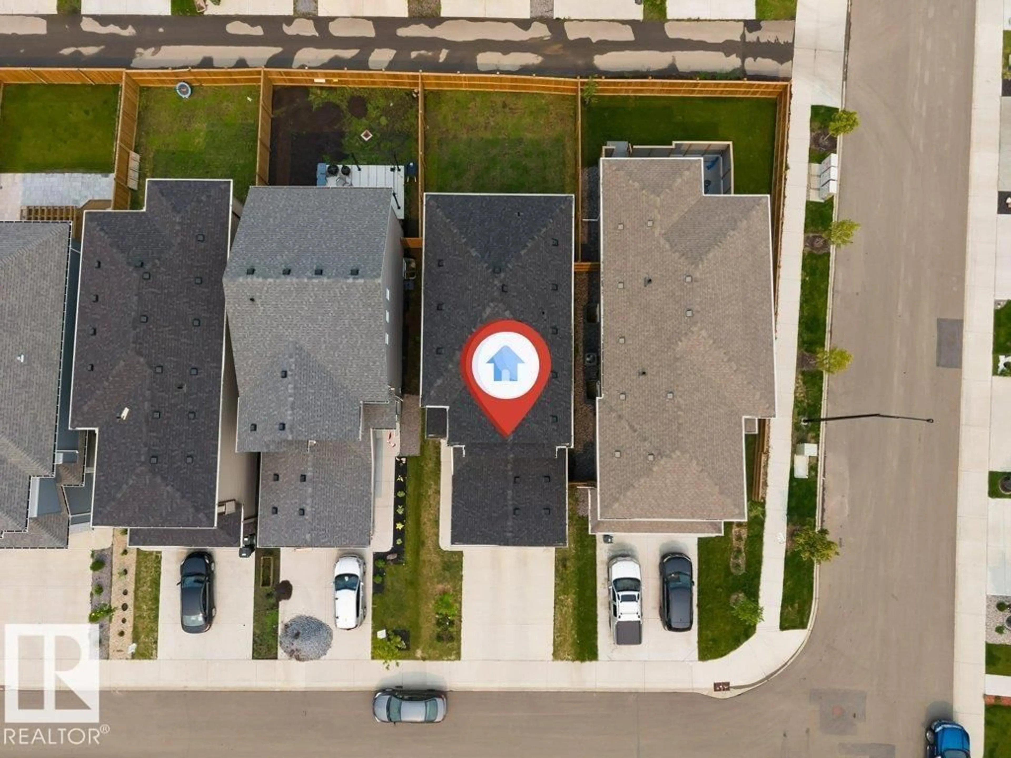 A pic from outside/outdoor area/front of a property/back of a property/a pic from drone, street for 1910 159 ST, Edmonton Alberta T6W4X7