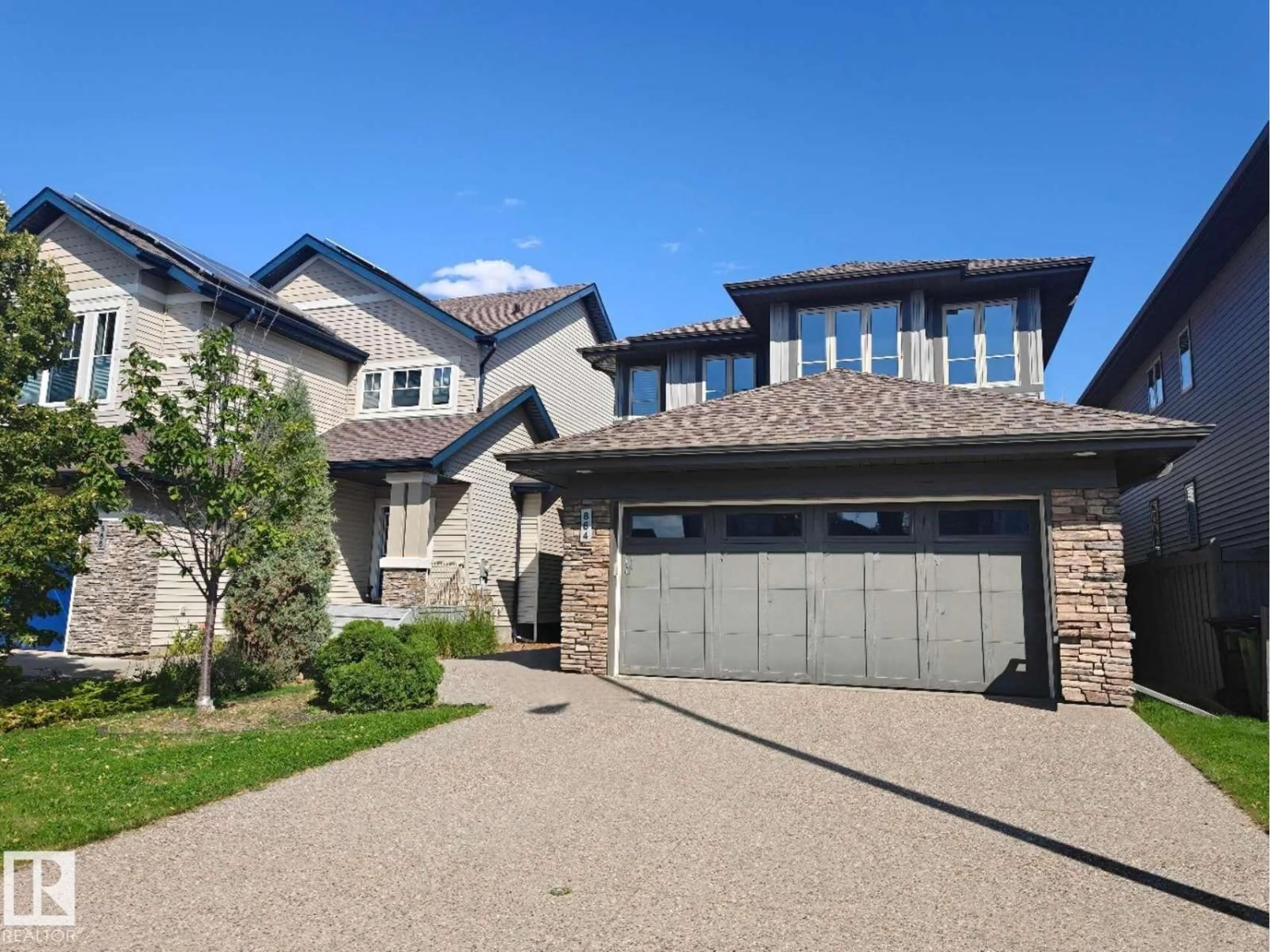 Home with brick exterior material, street for SW - 864 ARMITAGE WD, Edmonton Alberta T6W0K4