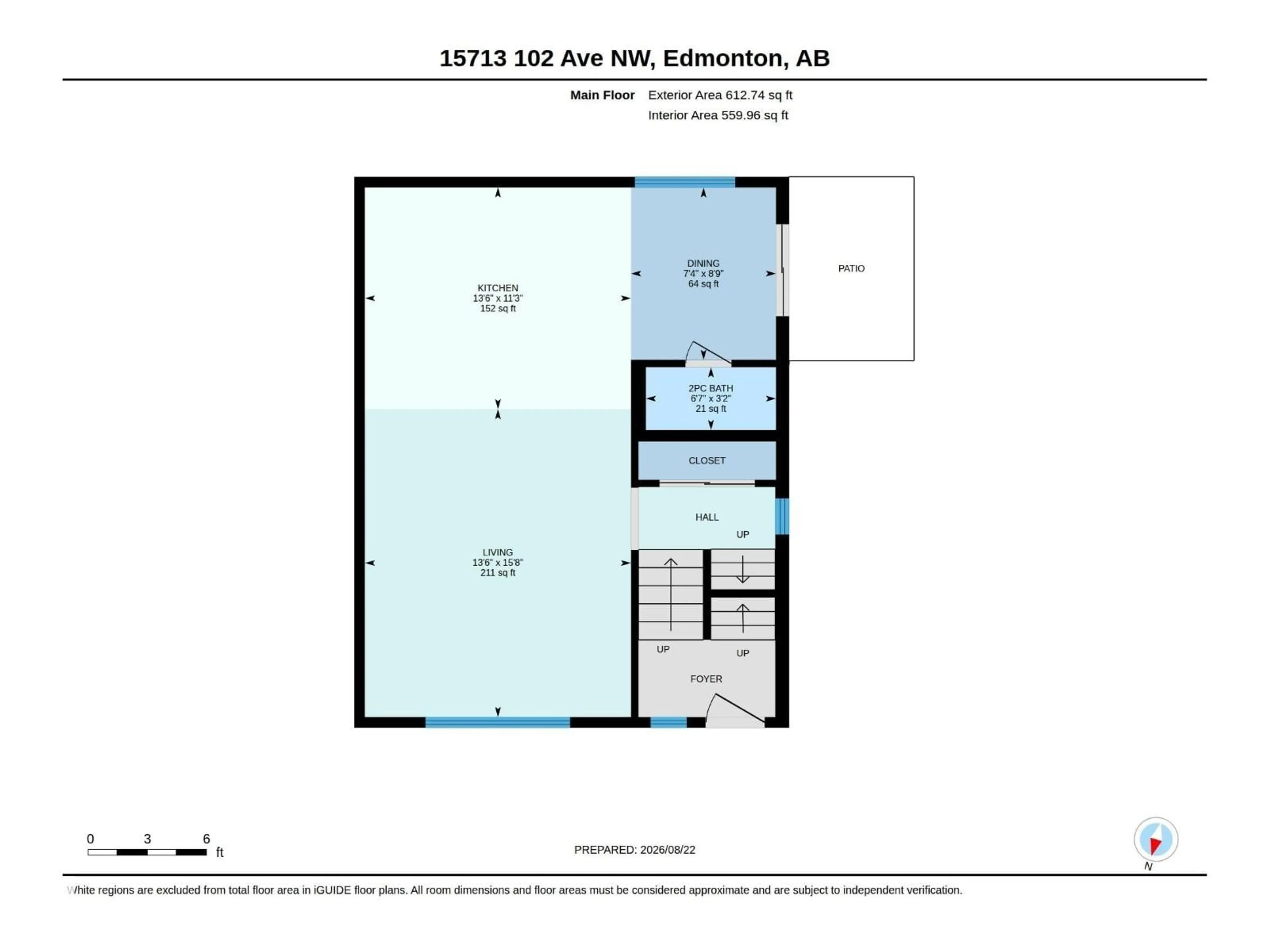 Floor plan for NW - 15713 102 AV, Edmonton Alberta T5P4M5