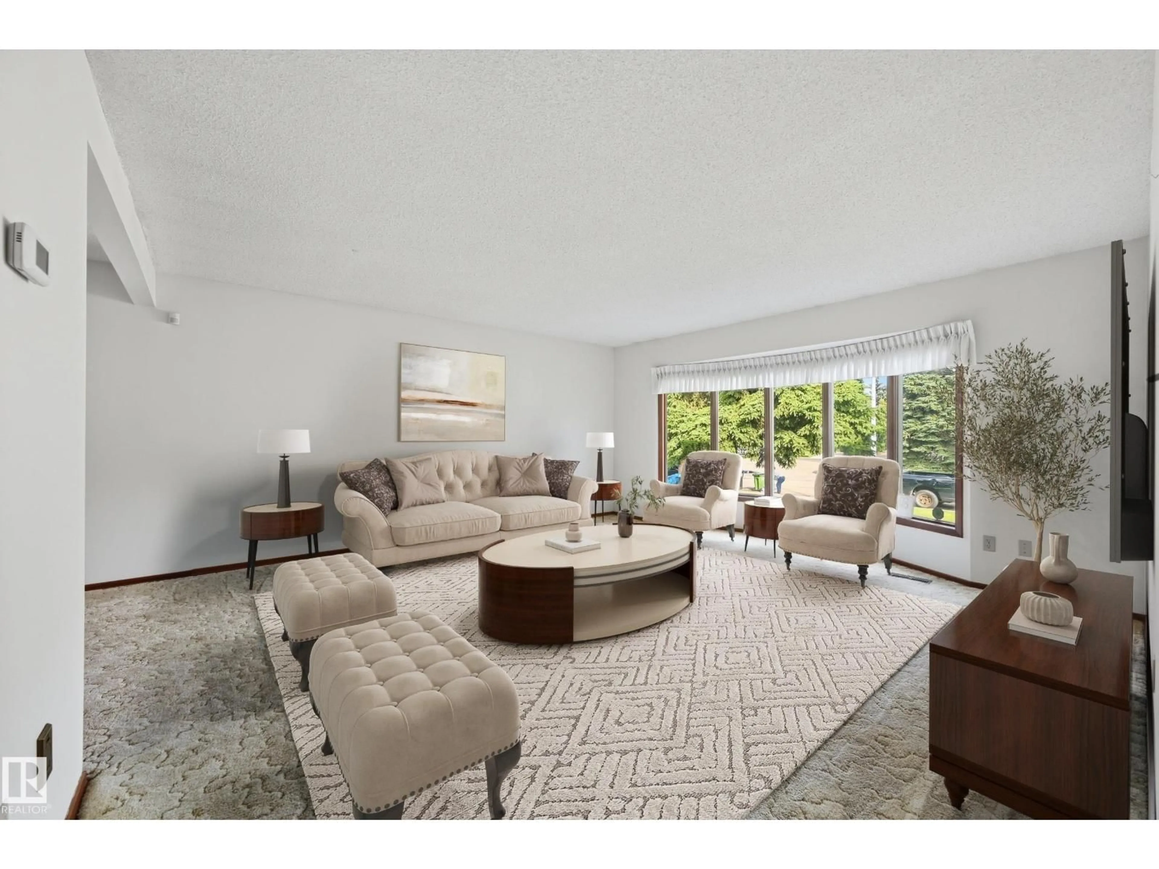 Living room with furniture, unknown for 8119 24 AV, Edmonton Alberta T6K2W2