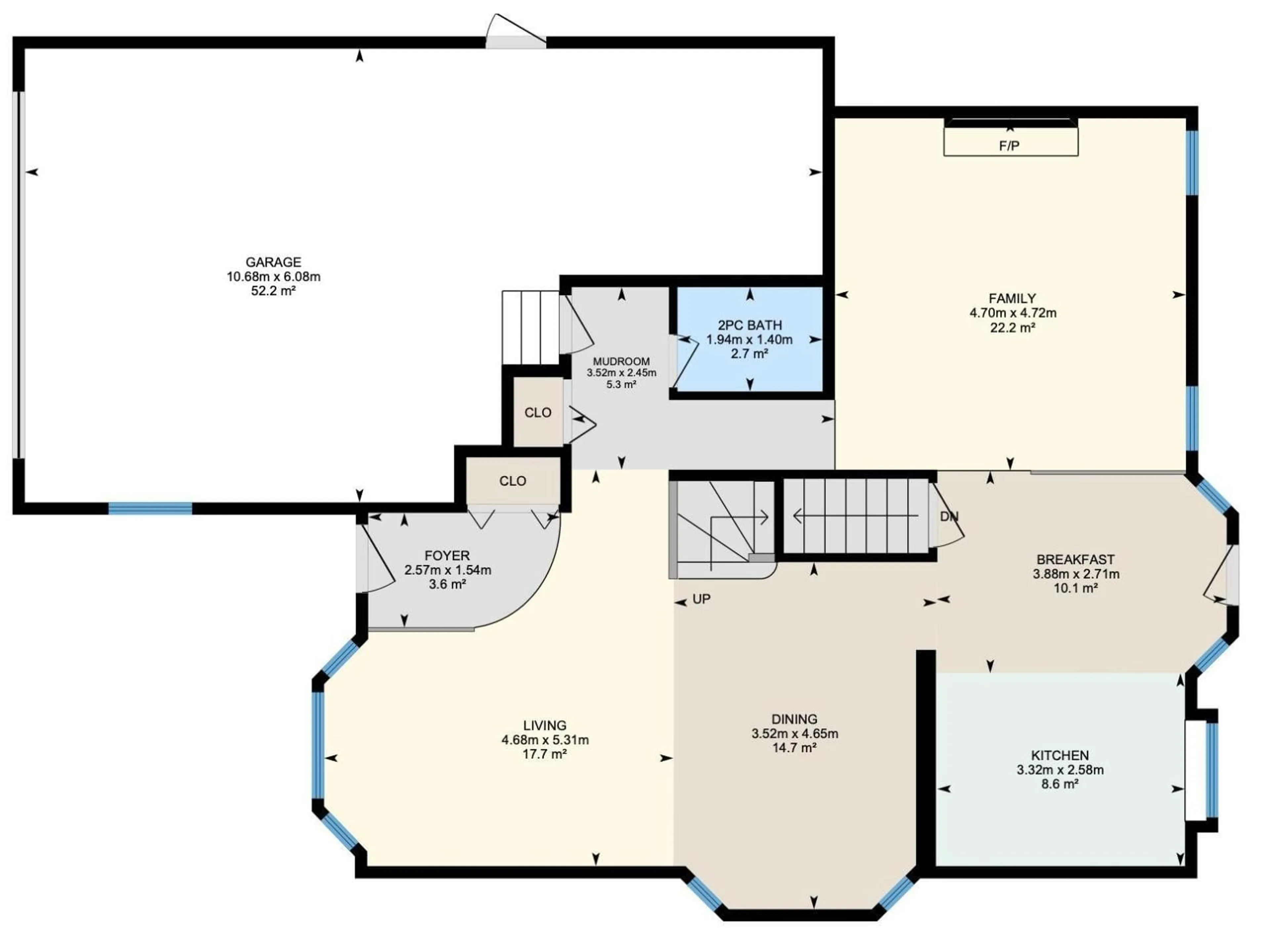 Floor plan for 15304 74 ST, Edmonton Alberta T5Z2X8