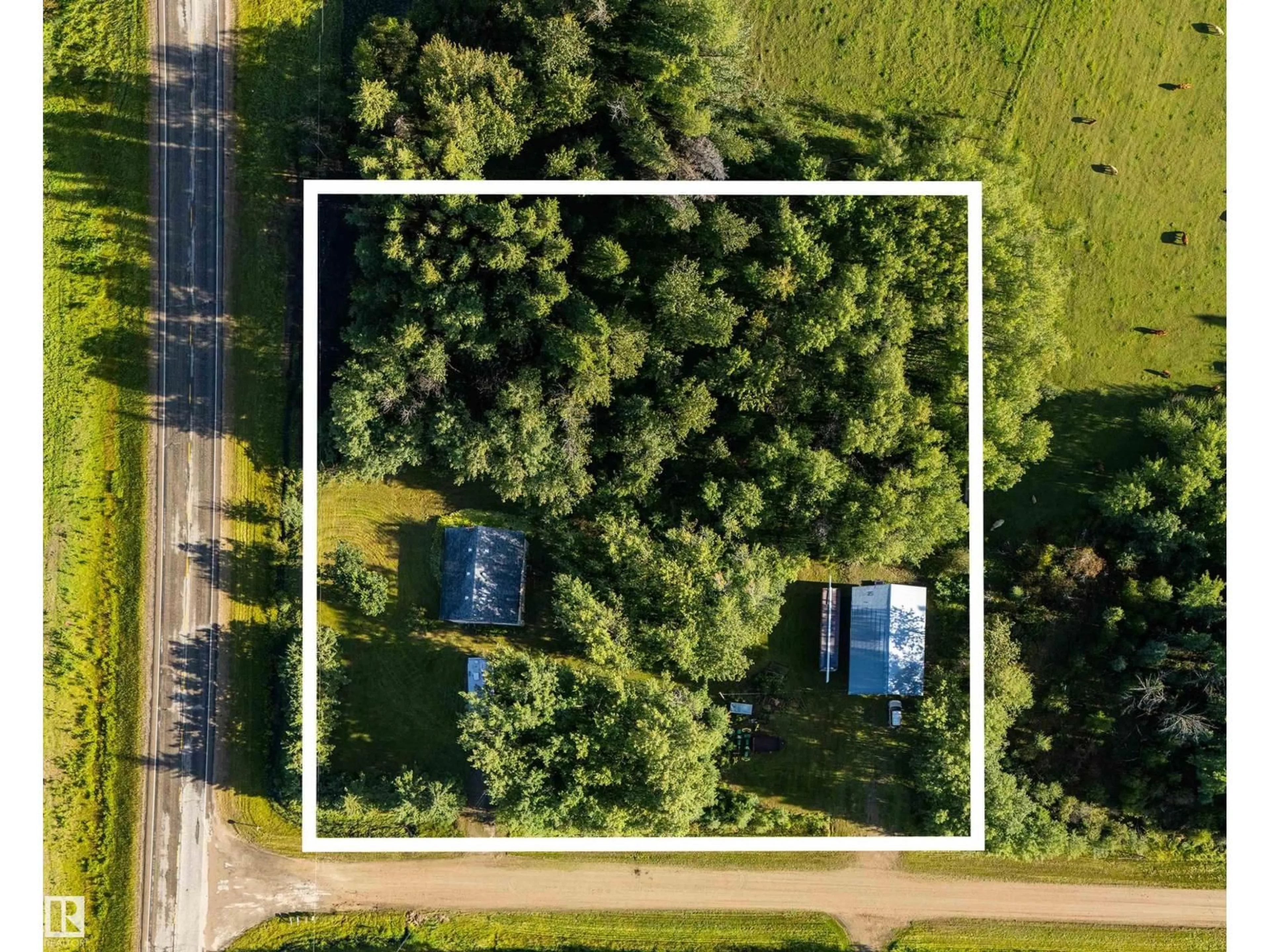 A pic from outside/outdoor area/front of a property/back of a property/a pic from drone, unknown for A - 6432 TWP ROAD 542, Rural Parkland County Alberta T0E0S0