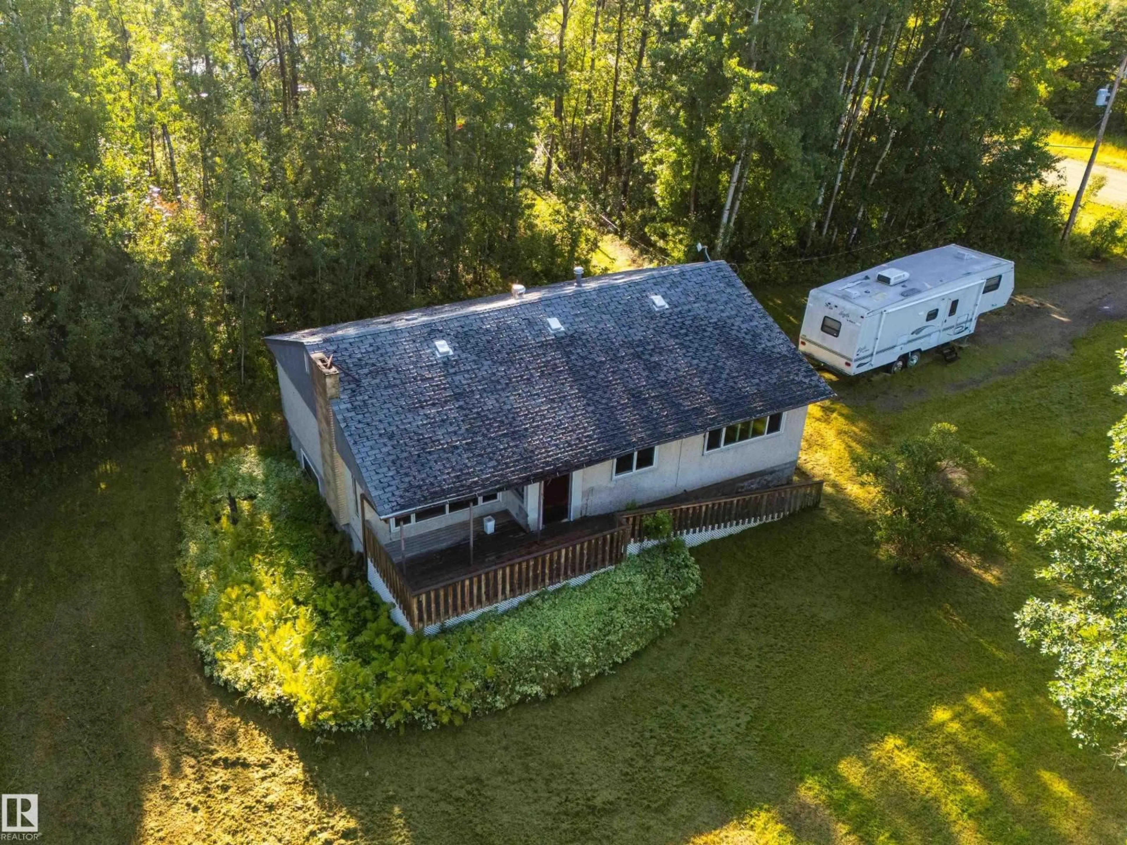 A pic from outside/outdoor area/front of a property/back of a property/a pic from drone, unknown for A - 6432 TWP ROAD 542, Rural Parkland County Alberta T0E0S0
