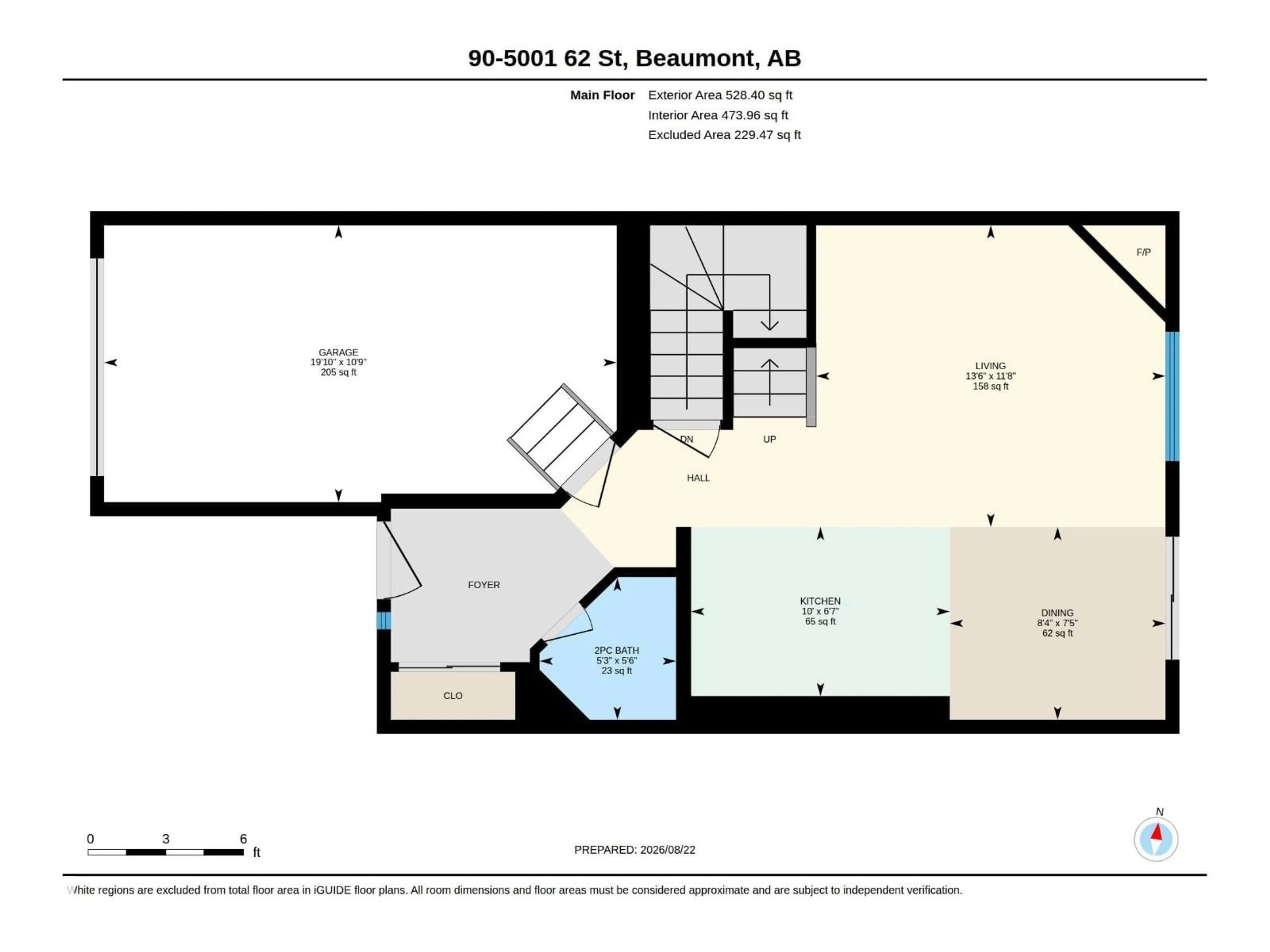 Floor plan for 5001 - 90 62 ST, Beaumont Alberta T4X1T6