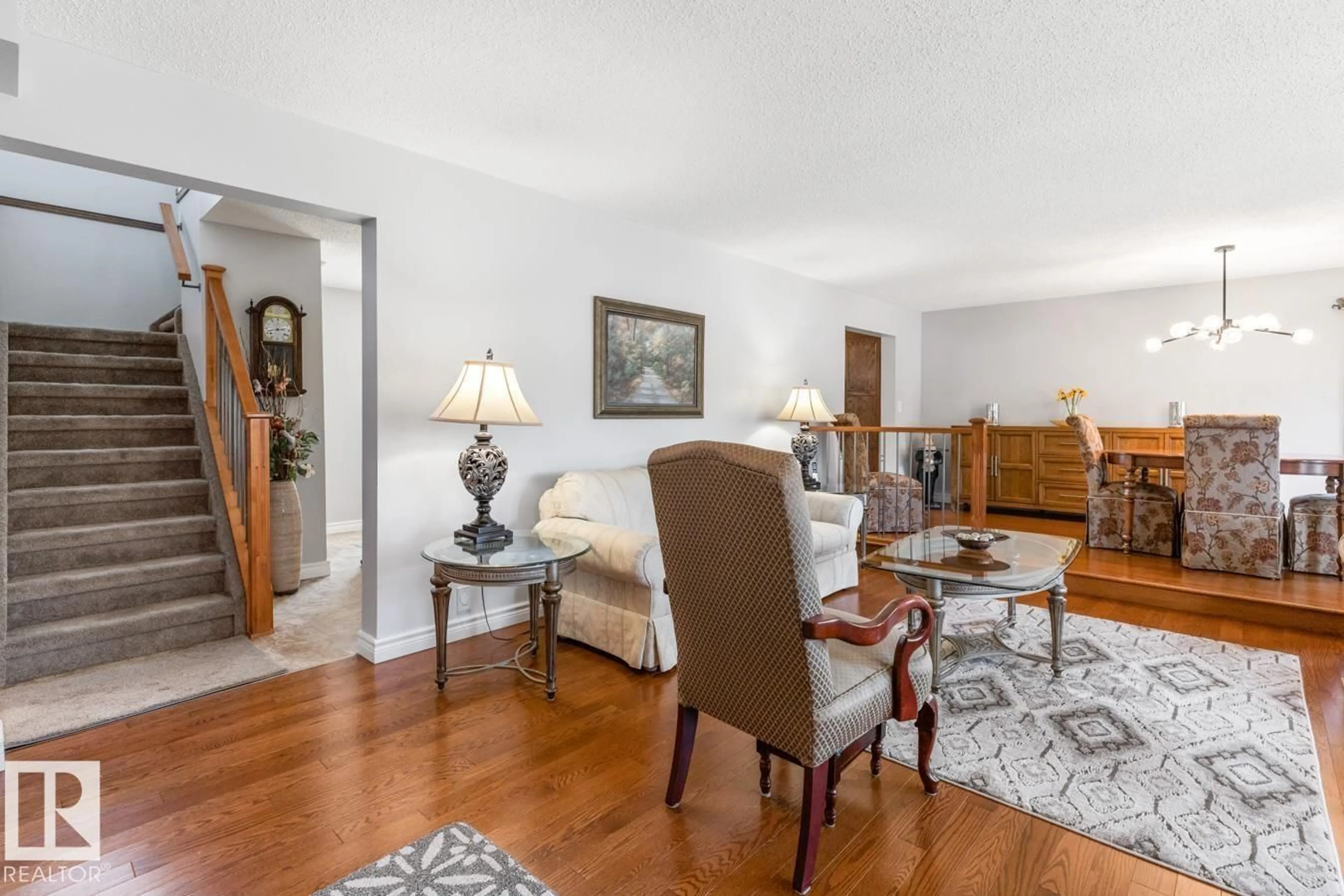 Living room with furniture, unknown for NW - 10502 158 ST, Edmonton Alberta T5P2Y6