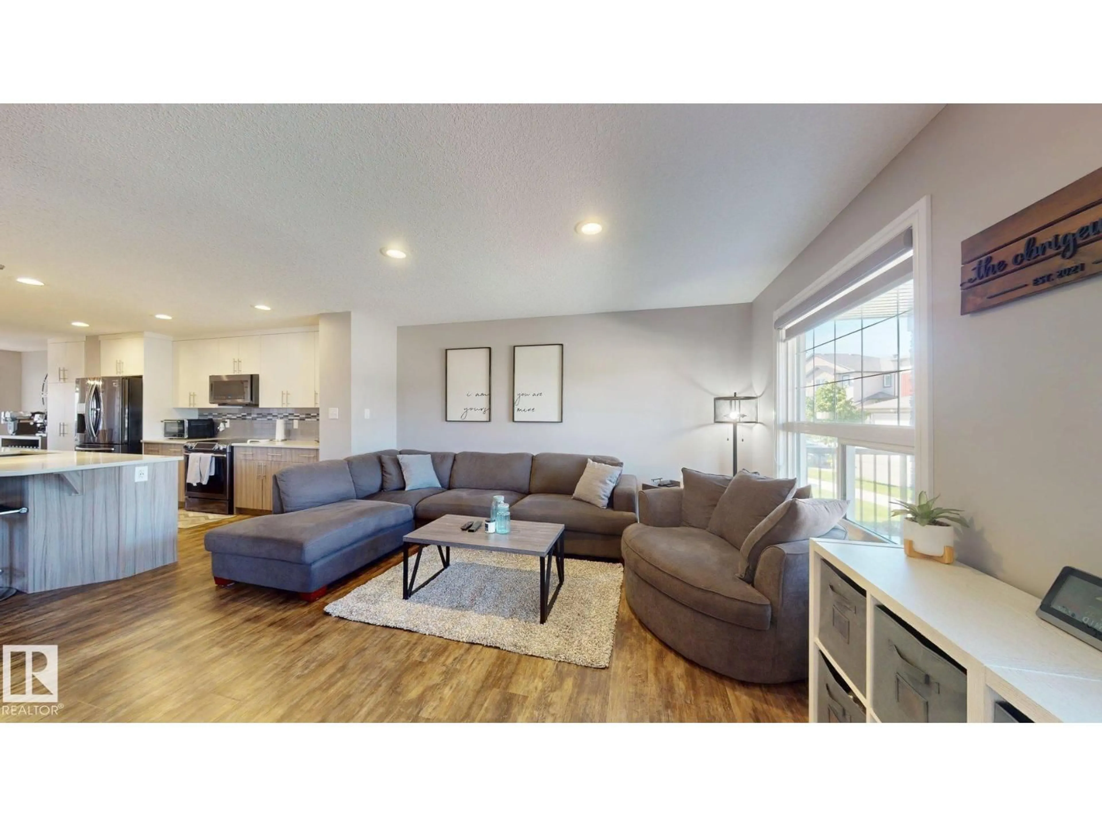 Living room with furniture, unknown for NW - 17359 49 ST, Edmonton Alberta T5Y3W1