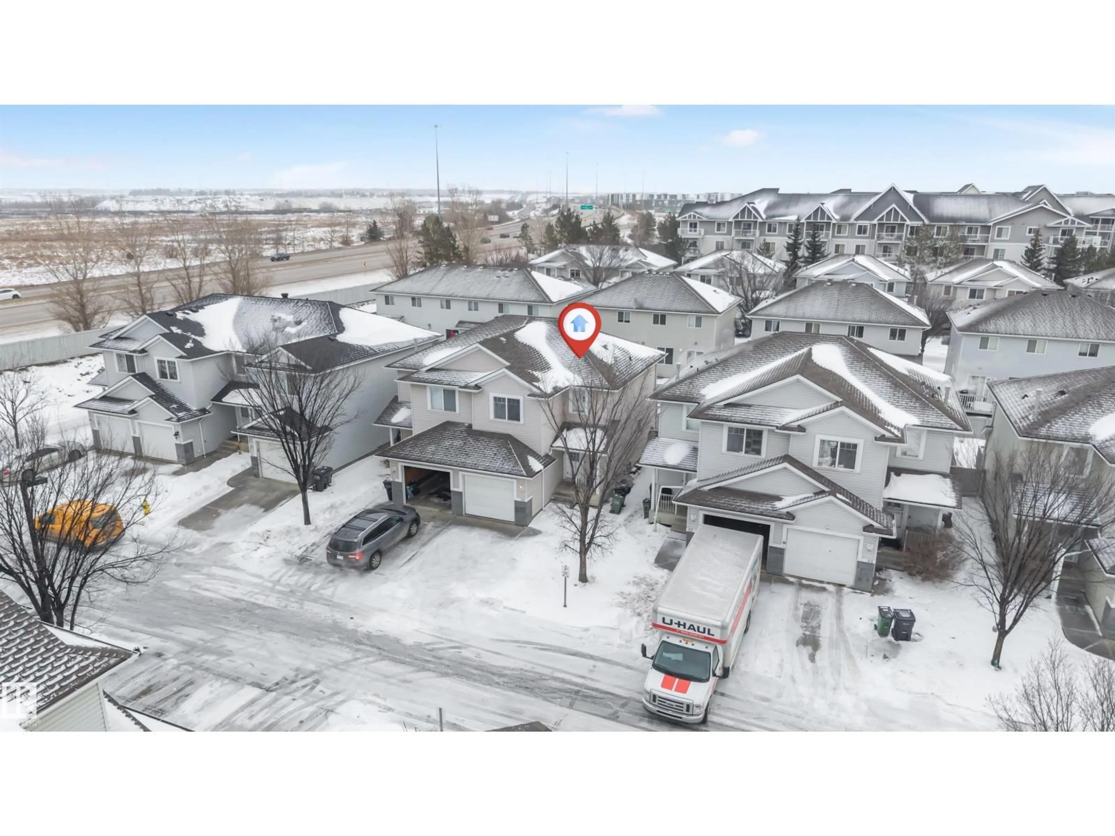 A pic from outside/outdoor area/front of a property/back of a property/a pic from drone, street for 4350 - 96 23 ST, Edmonton Alberta T6T1X8