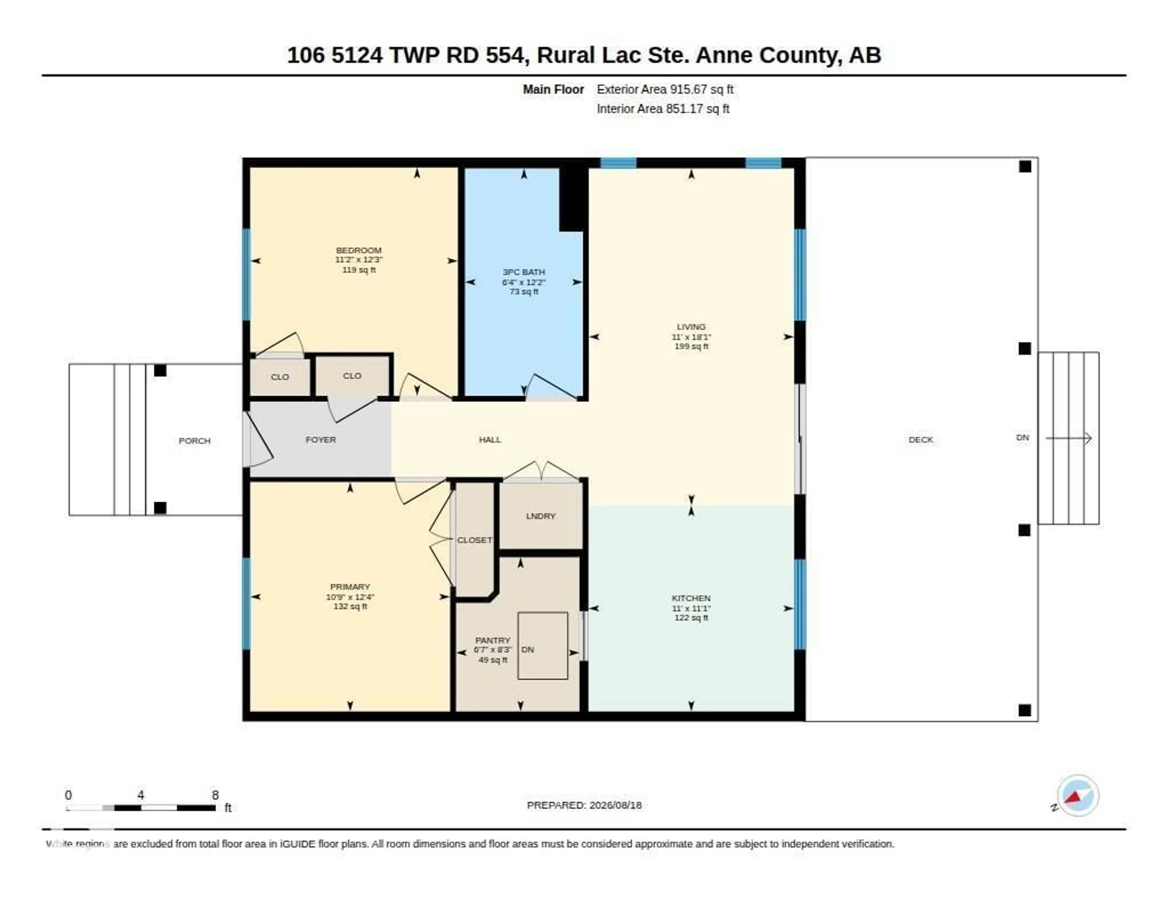 Floor plan for #106 - 5124 TWP ROAD 554, Rural Lac Ste. Anne County Alberta T0E0L0