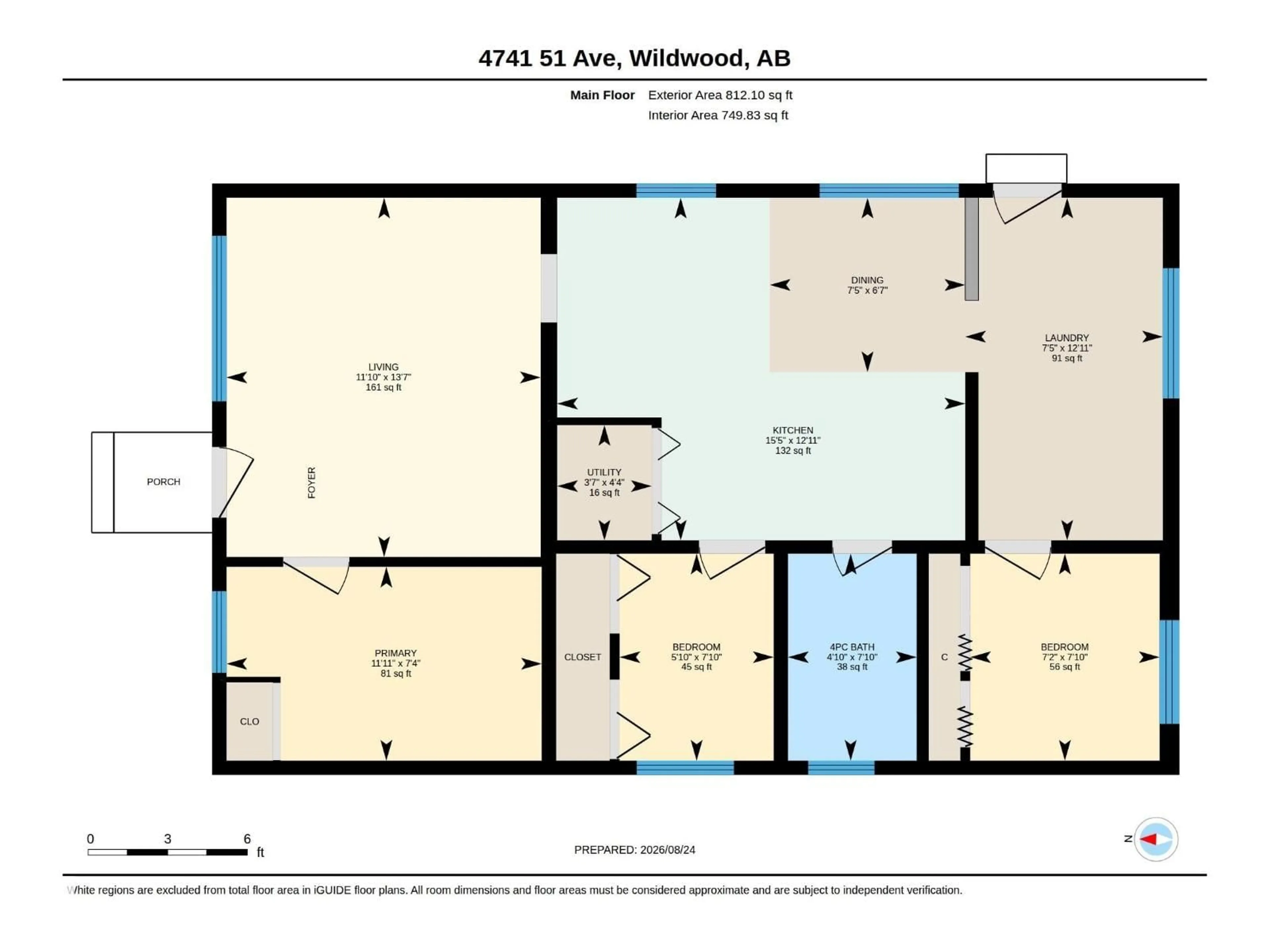 Floor plan for 4741 51 AVE, Wildwood Alberta T0E2M0