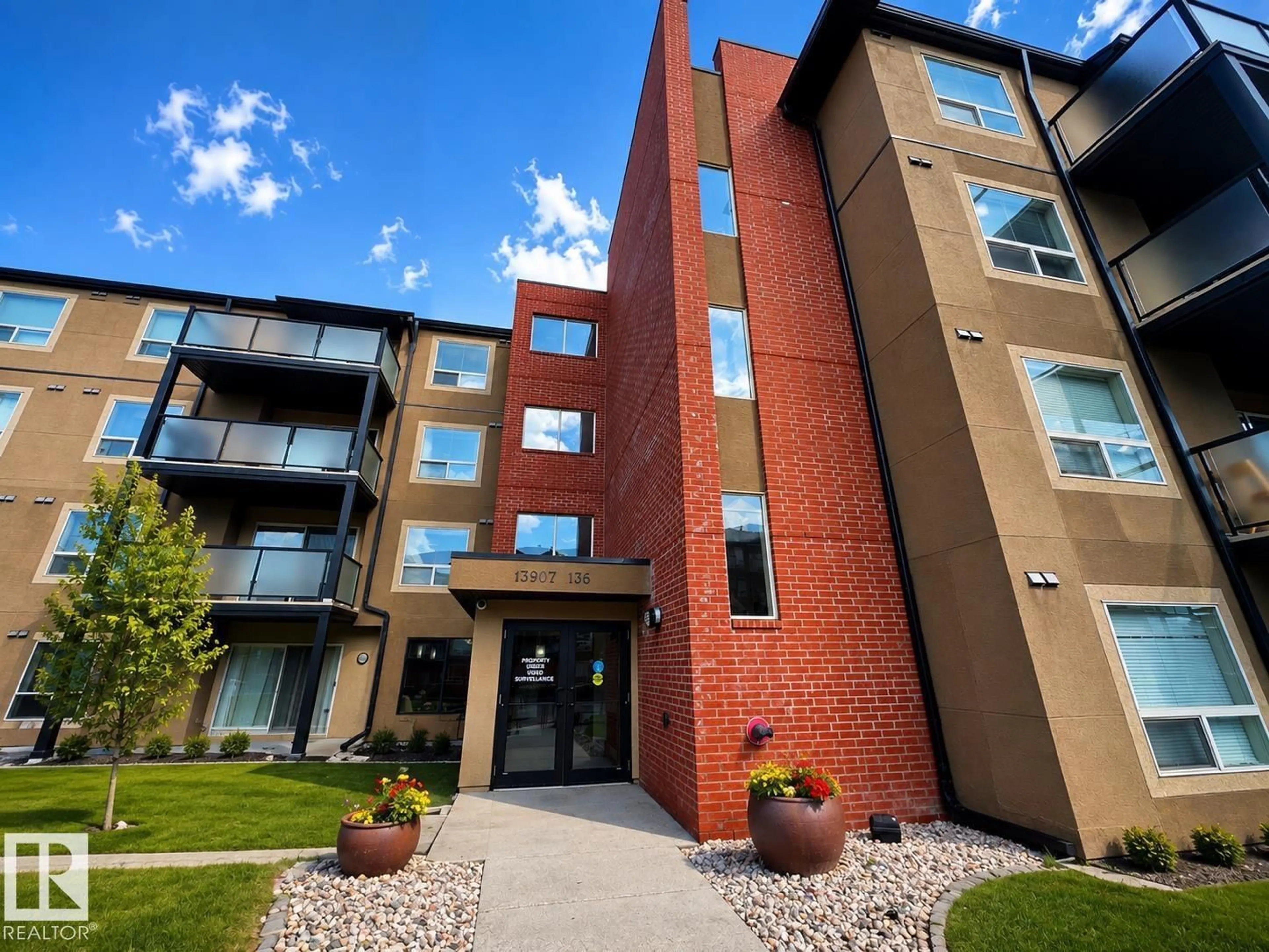 Home with brick exterior material, building for #301 - 13907 136 ST NW, Edmonton Alberta T6V1Y5