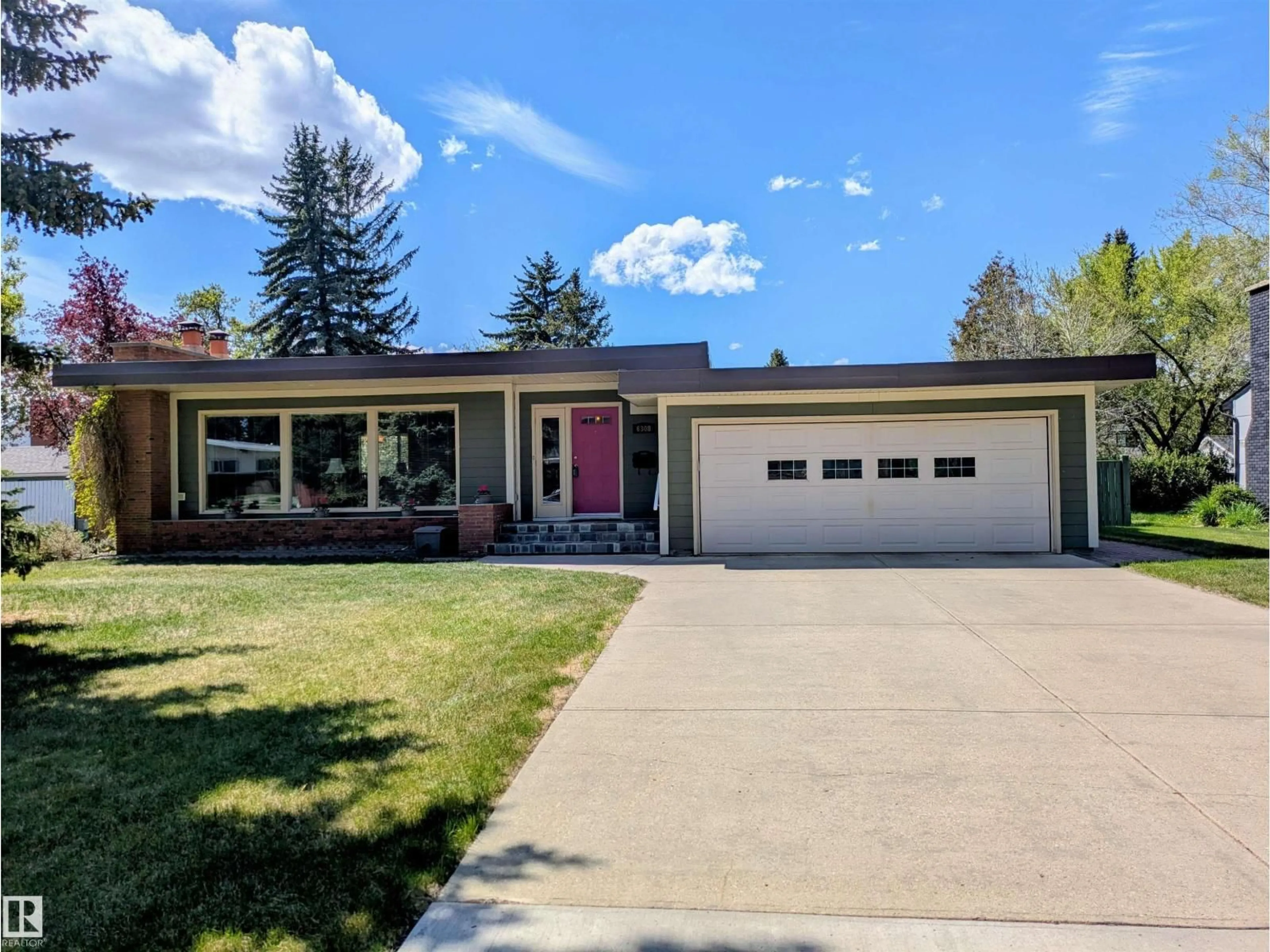 Home with vinyl exterior material, street for 6308 131 ST NW, Edmonton Alberta T6H3Y3