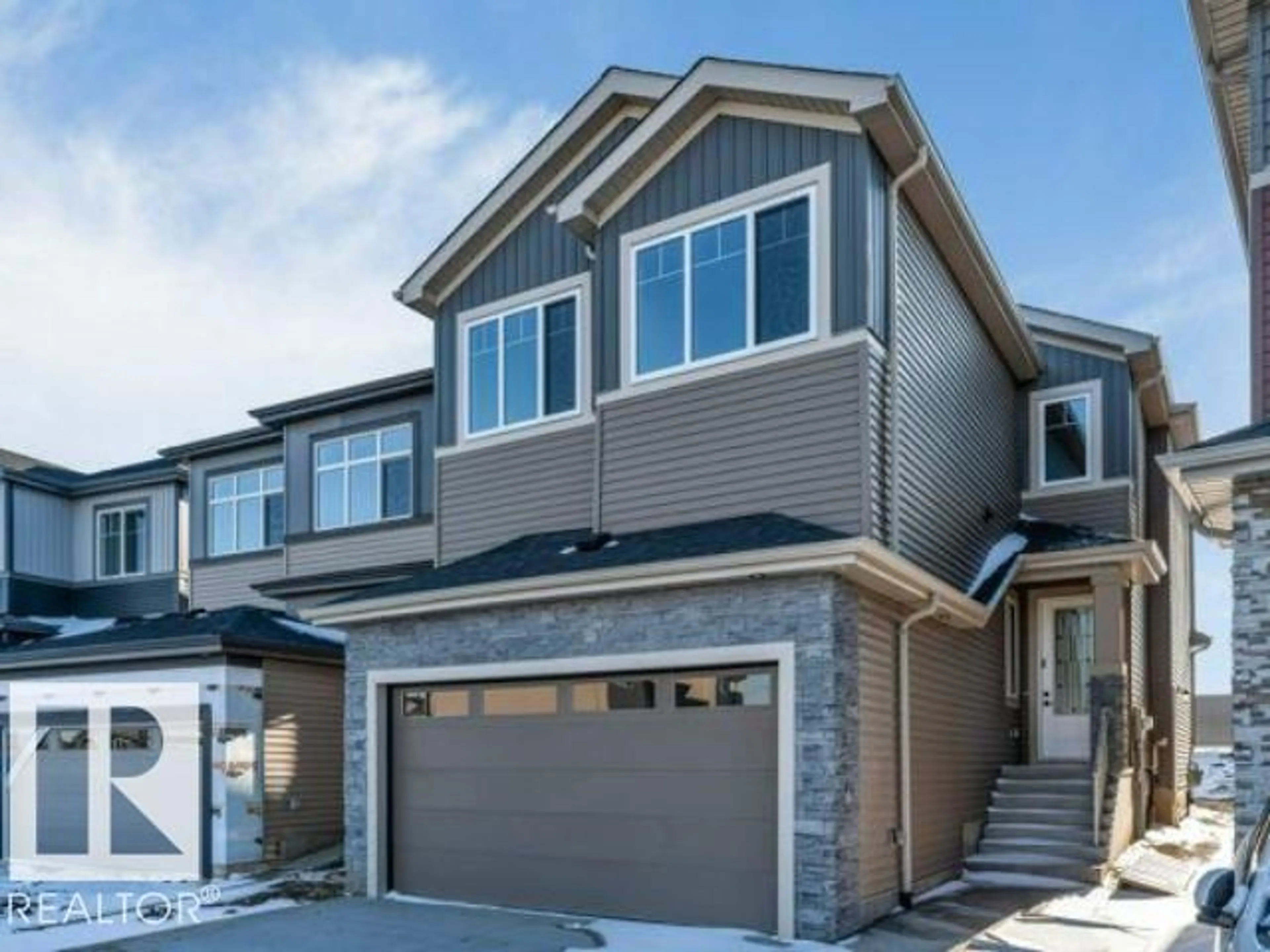 Home with vinyl exterior material, street for 4319 36 ST, Beaumont Alberta T4X3G8