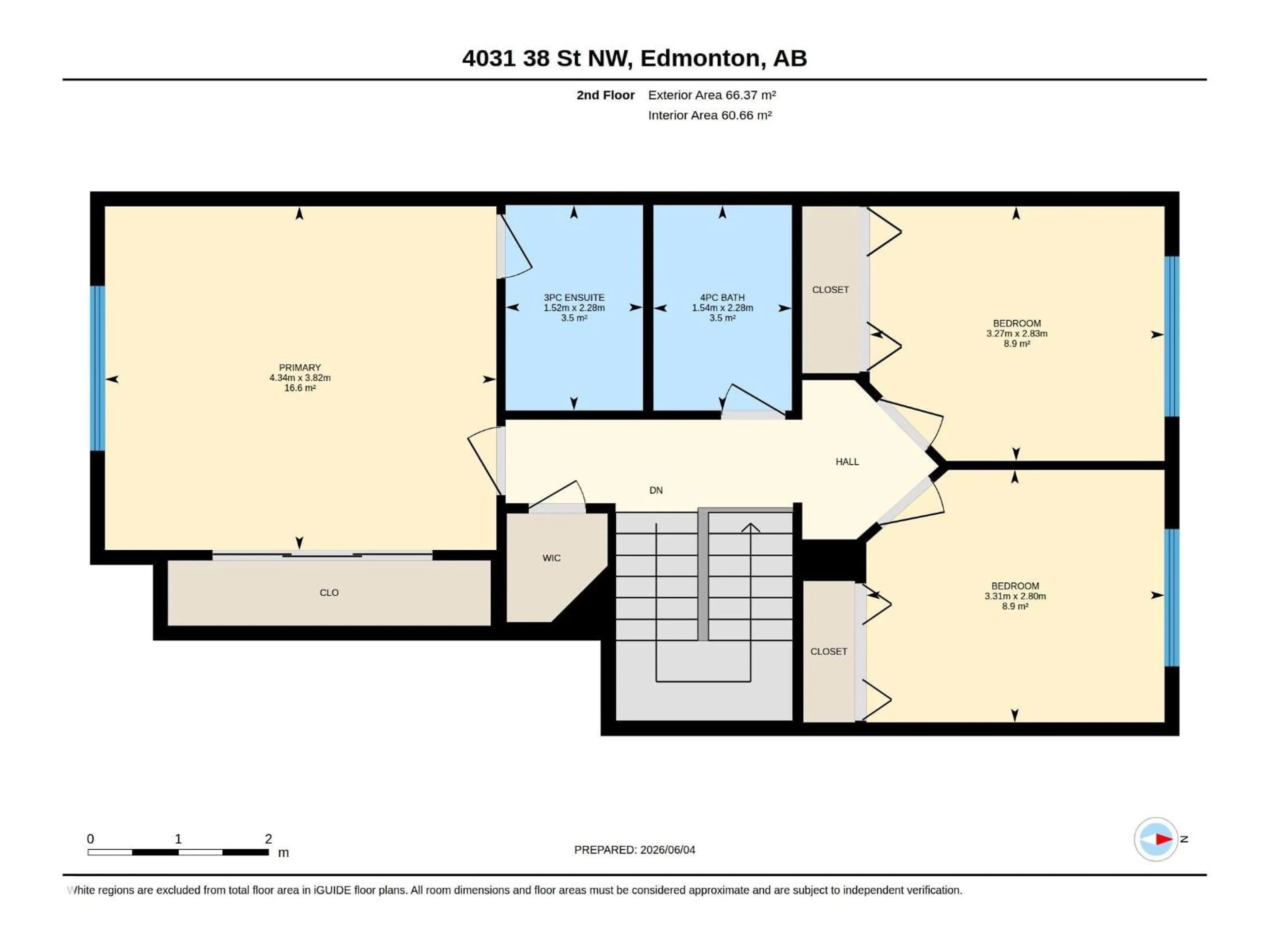 Floor plan for 4031 38 STREET NW, Edmonton Alberta T6L6W8
