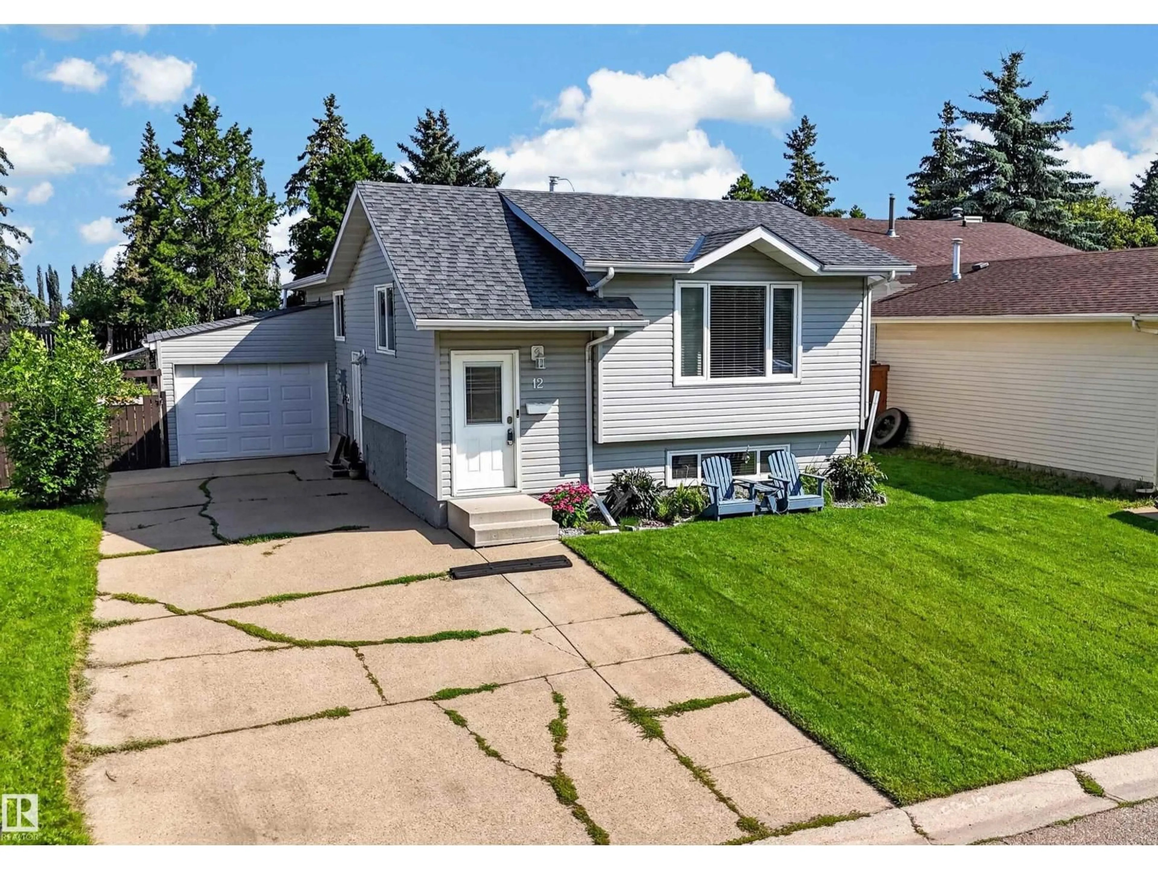 Home with vinyl exterior material, street for 12 MATHIAS AV, Spruce Grove Alberta T7X2S3